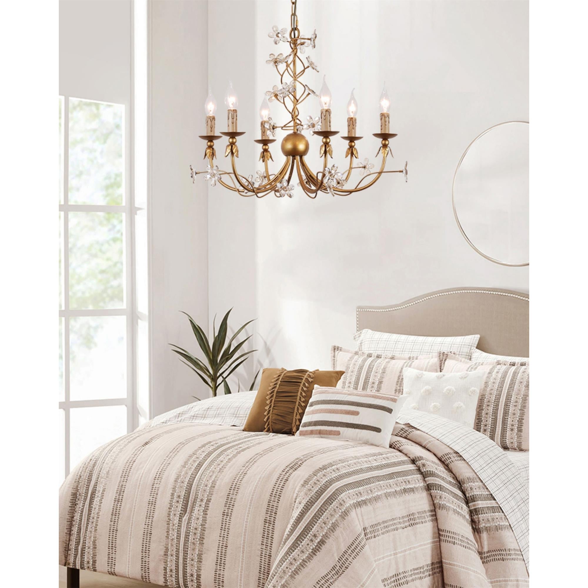 Ornuvyu Postmodern Luxury Clear Metal Crystal Chandelier - Neutralighting