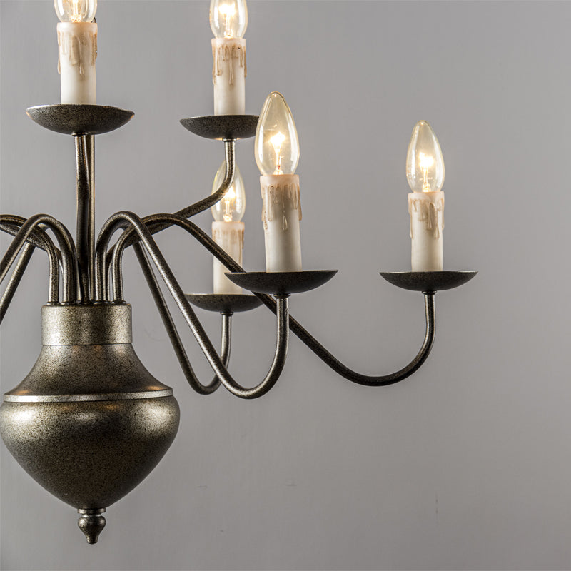 Blikuvyu Vintage Industrial Brass Metal Chandelier - Neutralighting