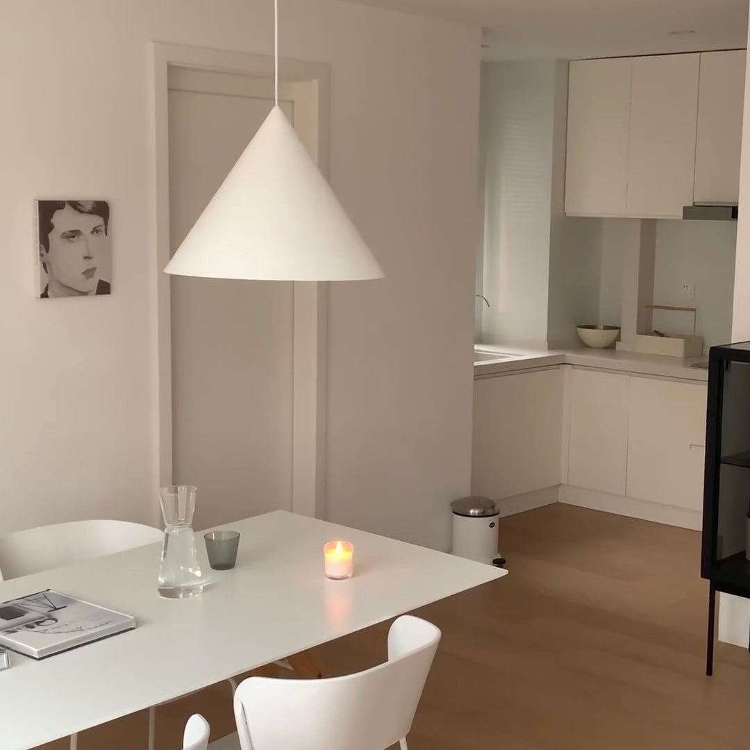 Caeluvyu Modern Minimalist Dark Metal Pendant Lamp - Neutralighting