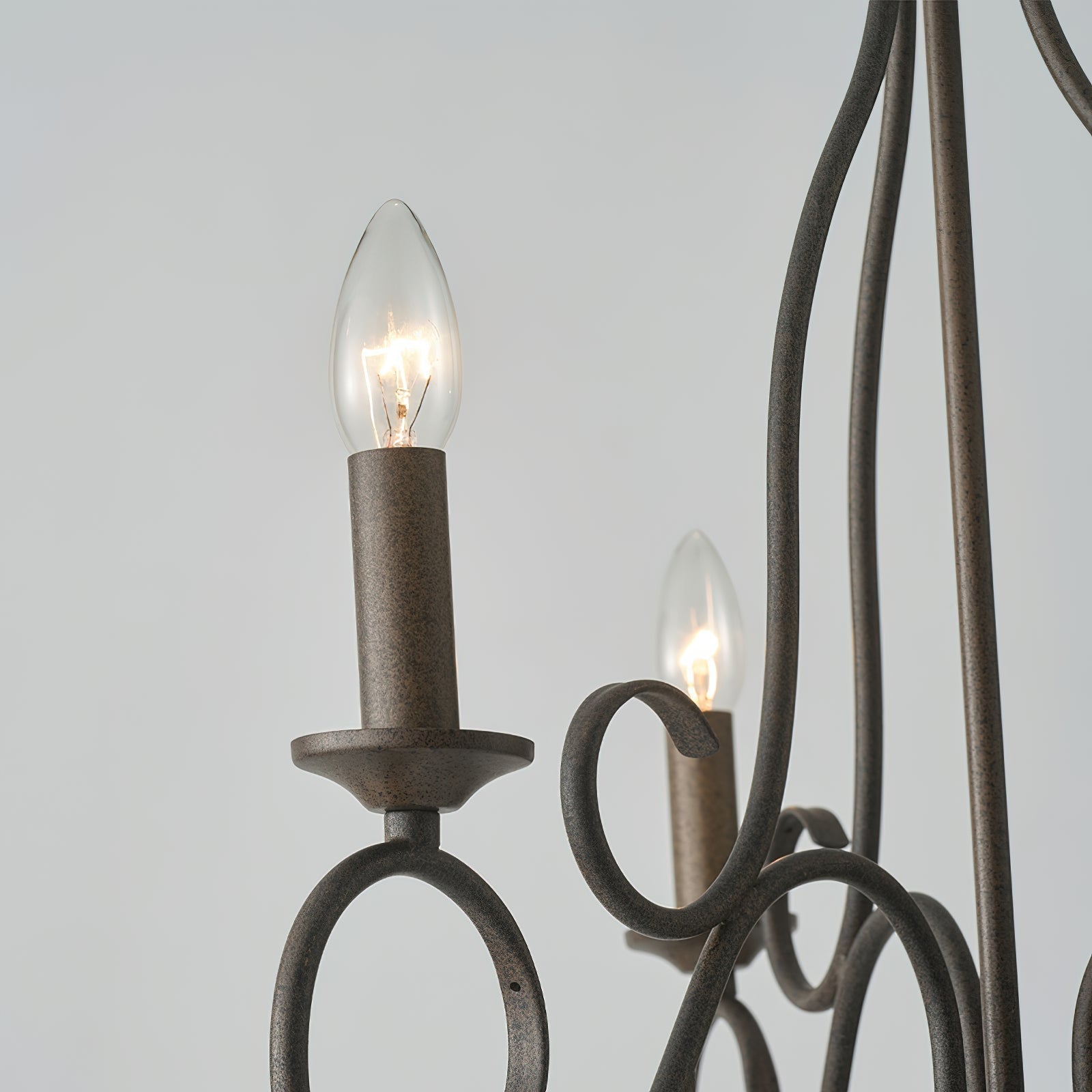 Dvaluvyu Vintage Industrial Metal Chandelier - Neutralighting