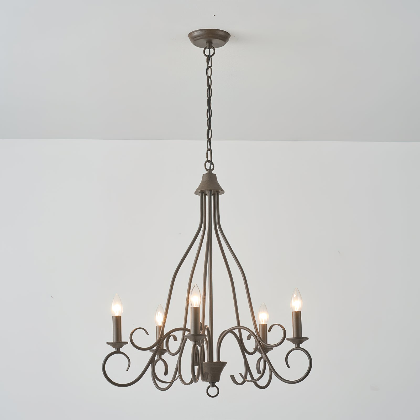 Dvaluvyu Vintage Industrial Metal Chandelier - Neutralighting