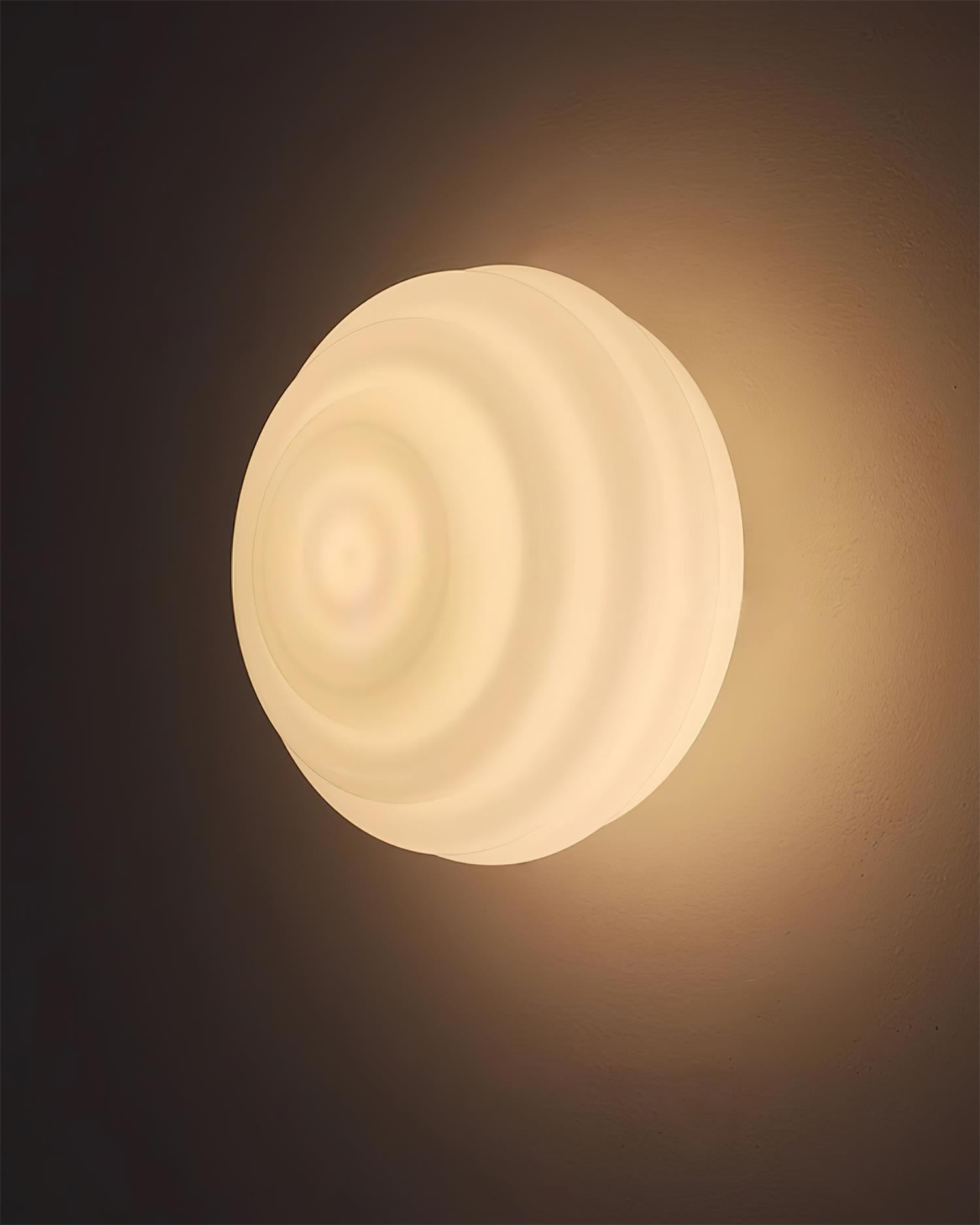 Duvia Rippled Glass Wall Lamp - Neutralighting