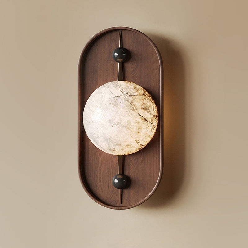 Ildvuvyh Modern Minimalist Metal Alabaster Wall Lamp - Neutralighting