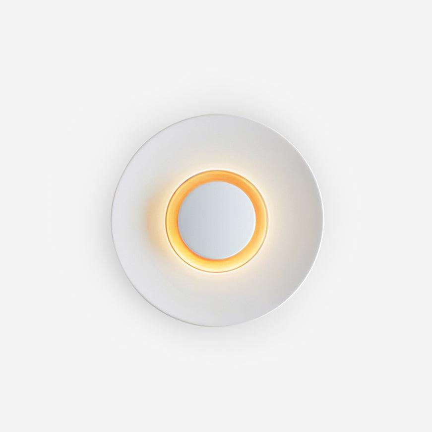 Wall Light Metal Halo Integrated LED Gold Ring Modern Minimalist - Neutralighting