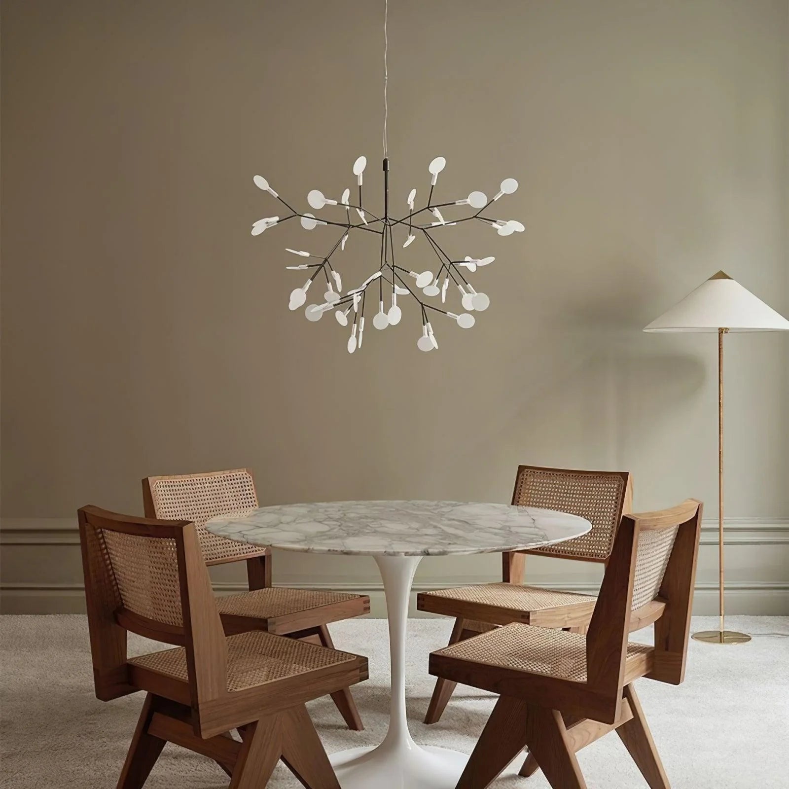 Lior Unique Sputnik Art Deco Firefly Chandelier. Living Room/ Bedroom - Neutralighting