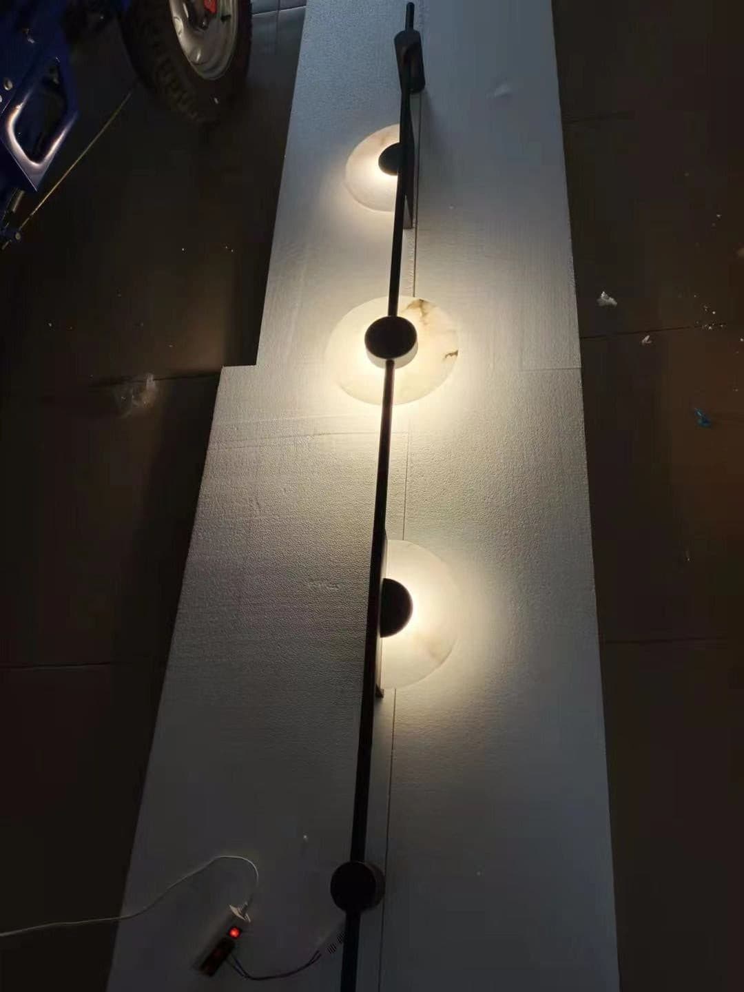 Slender Wall Lamp Alabaster Modern Minimalist - Neutralighting