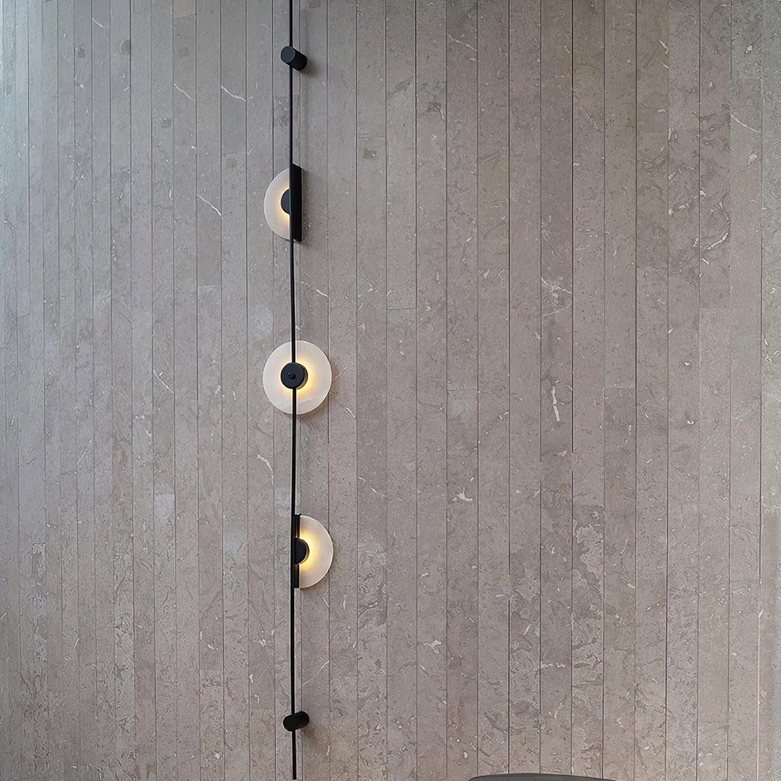 Slender Wall Lamp Alabaster Modern Minimalist - Neutralighting