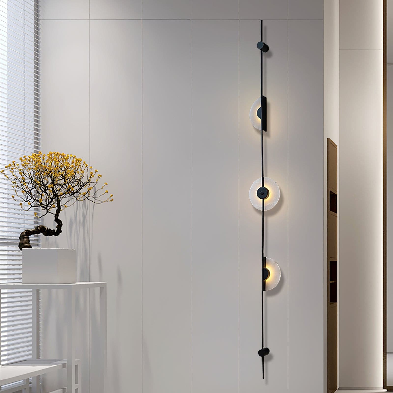 Slender Wall Lamp Alabaster Modern Minimalist - Neutralighting