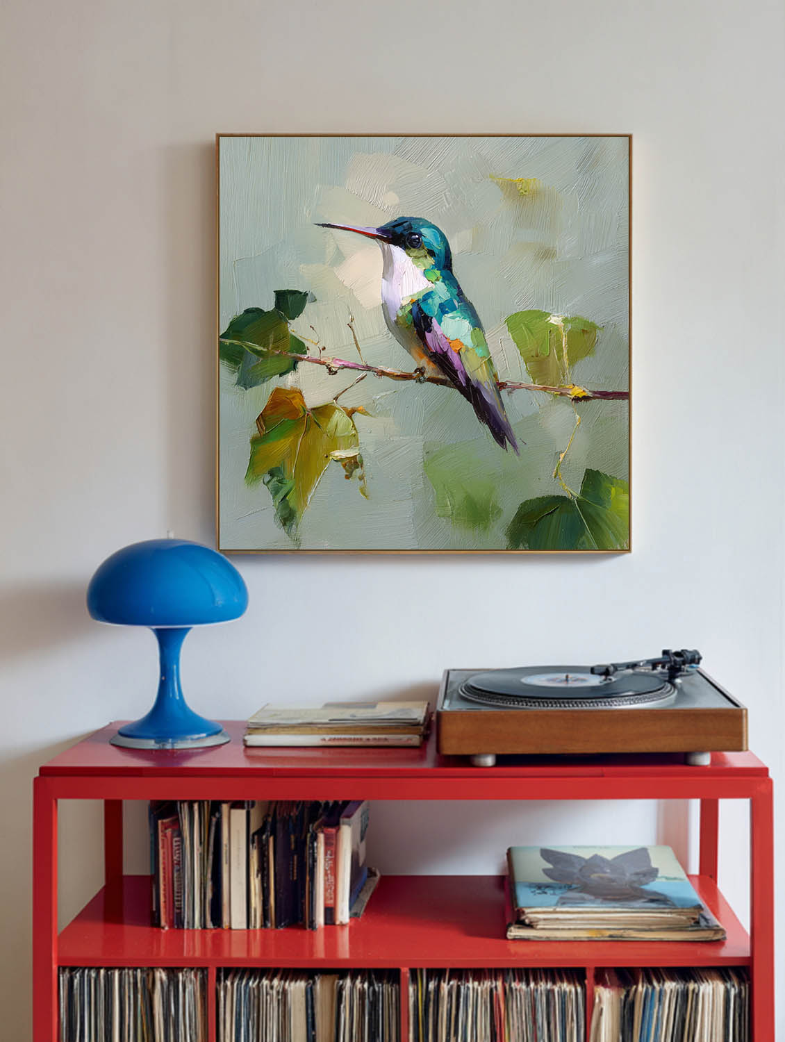 Modern Hummingbird Art ABAS320 - Neutralighting
