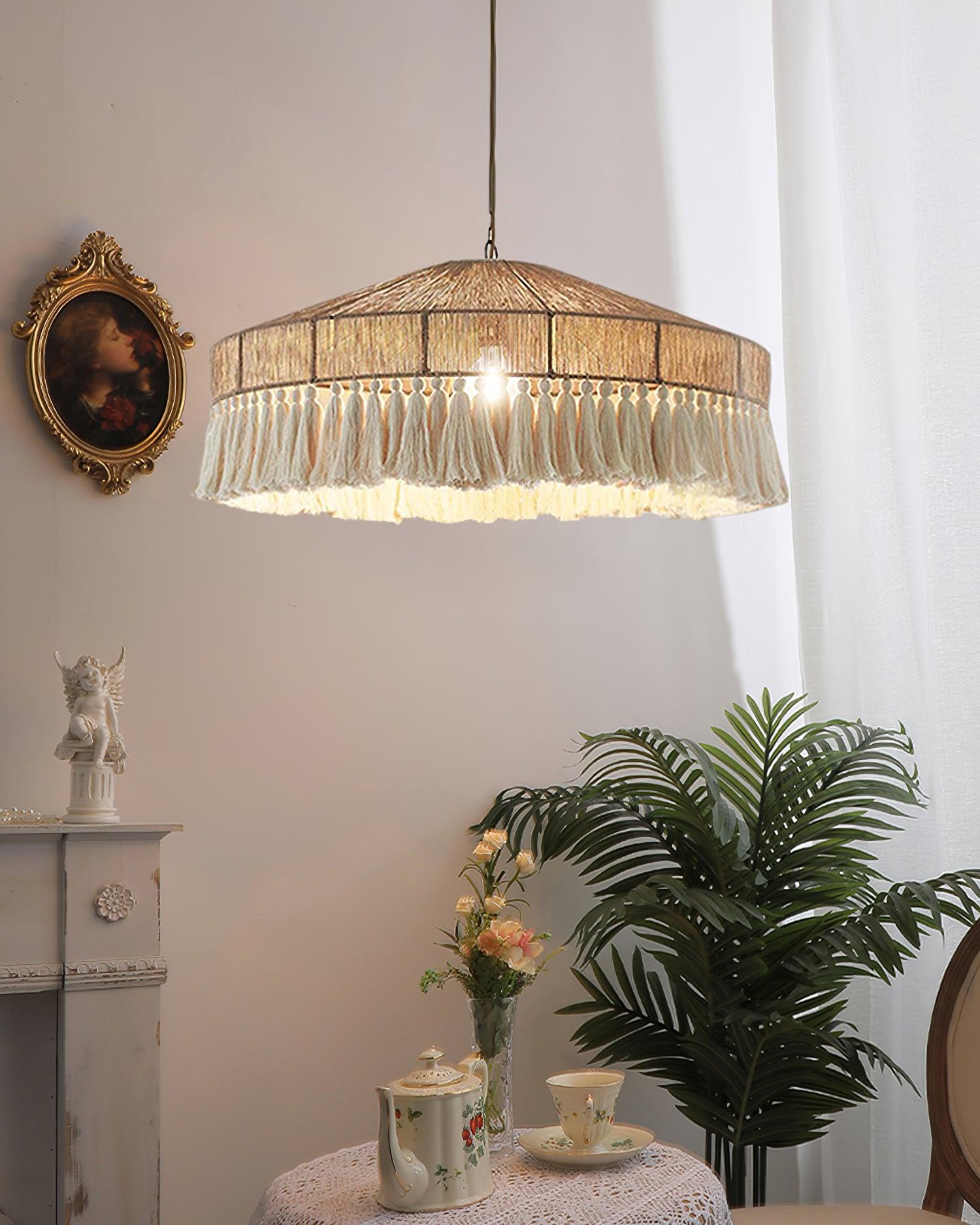 Duvia Bohemian Tassel Chandelier - Neutralighting