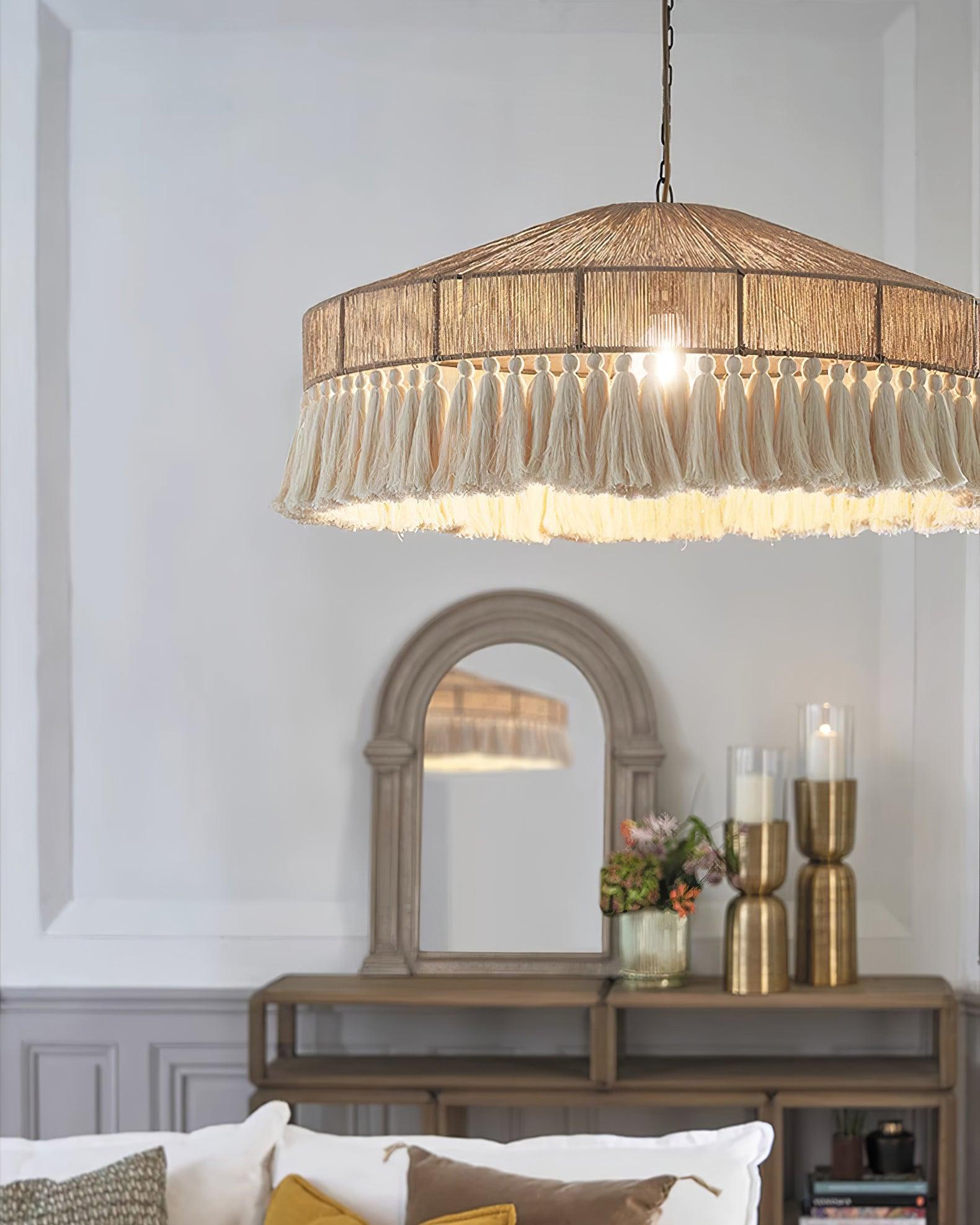Duvia Bohemian Tassel Chandelier - Neutralighting