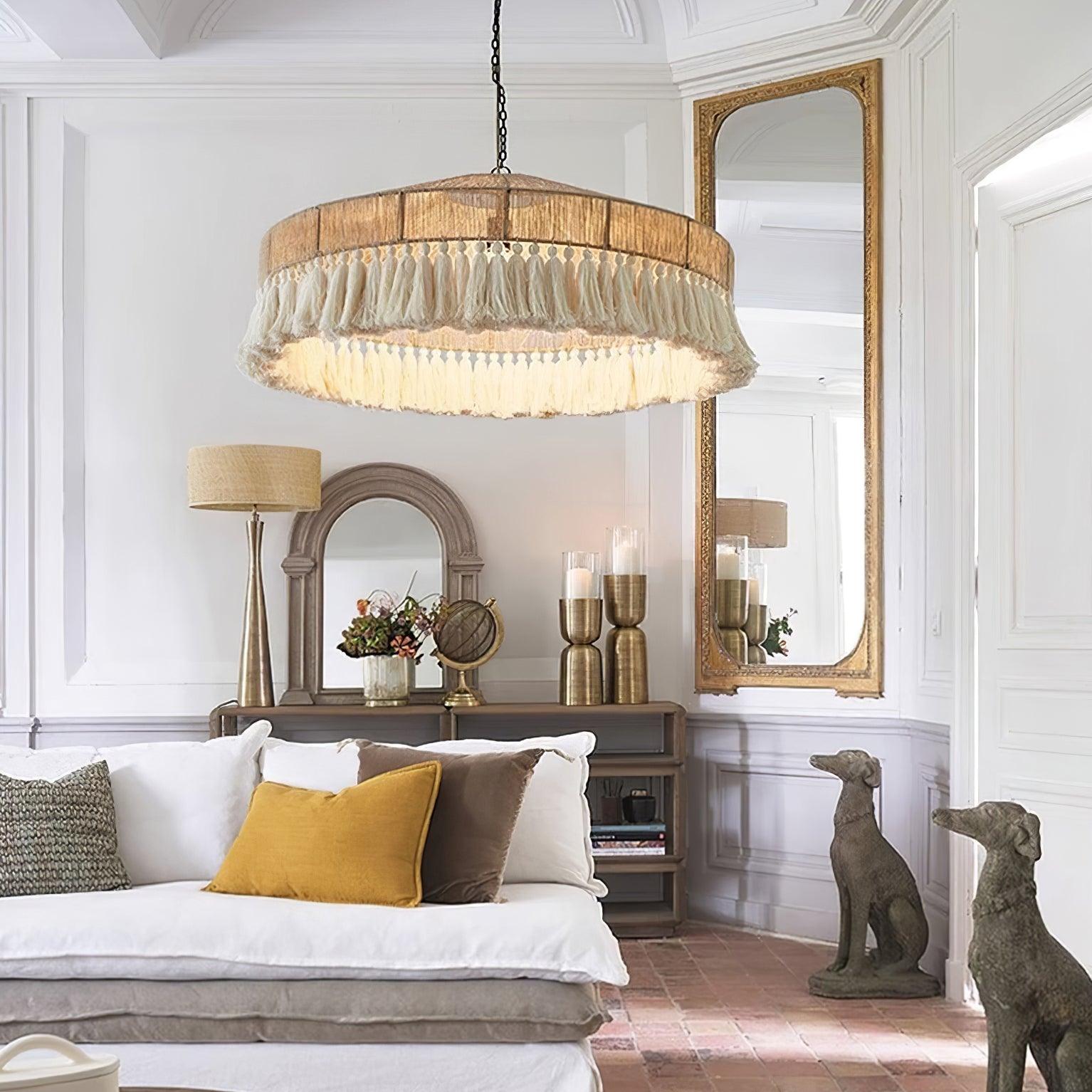 Duvia Bohemian Tassel Chandelier - Neutralighting