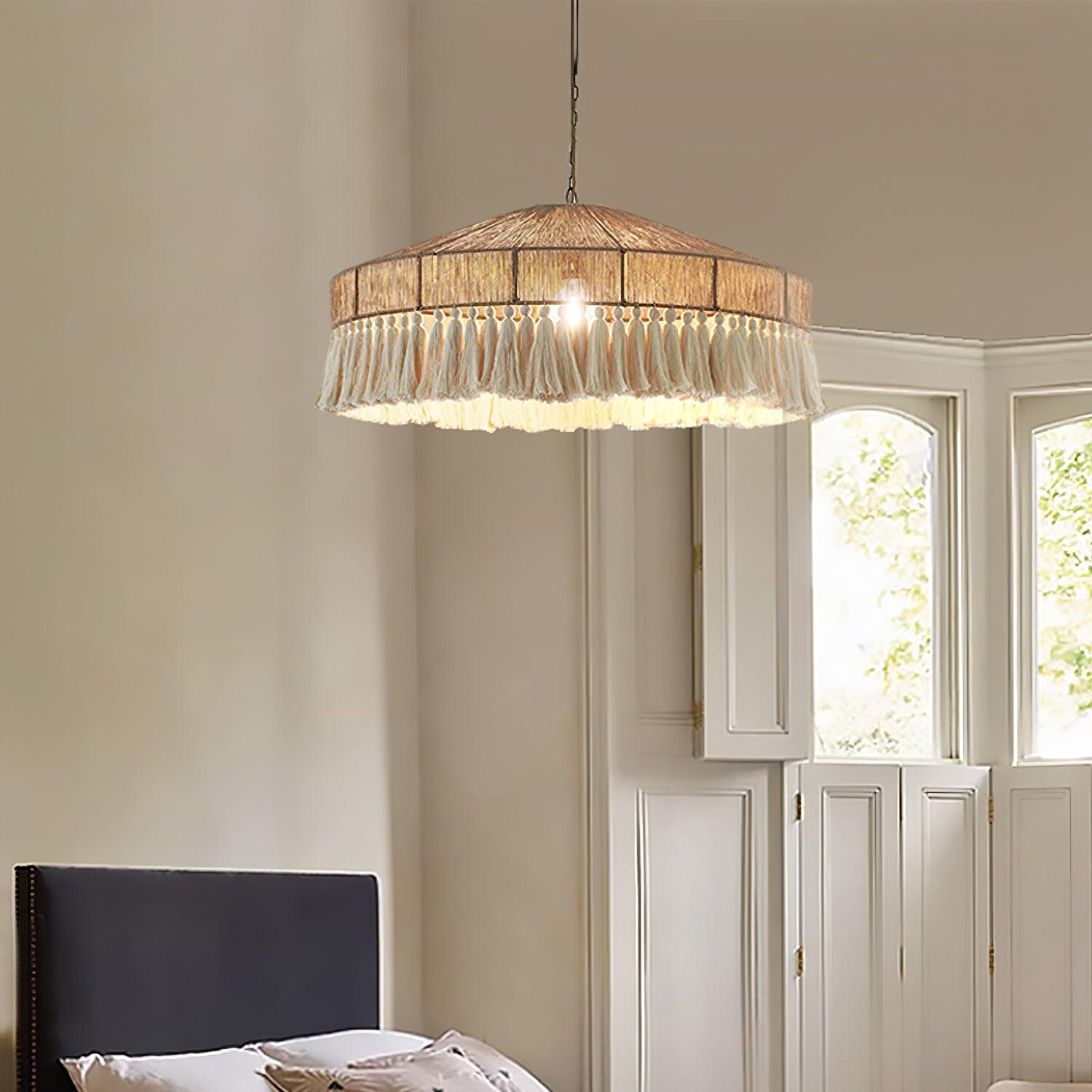 Duvia Bohemian Tassel Chandelier - Neutralighting