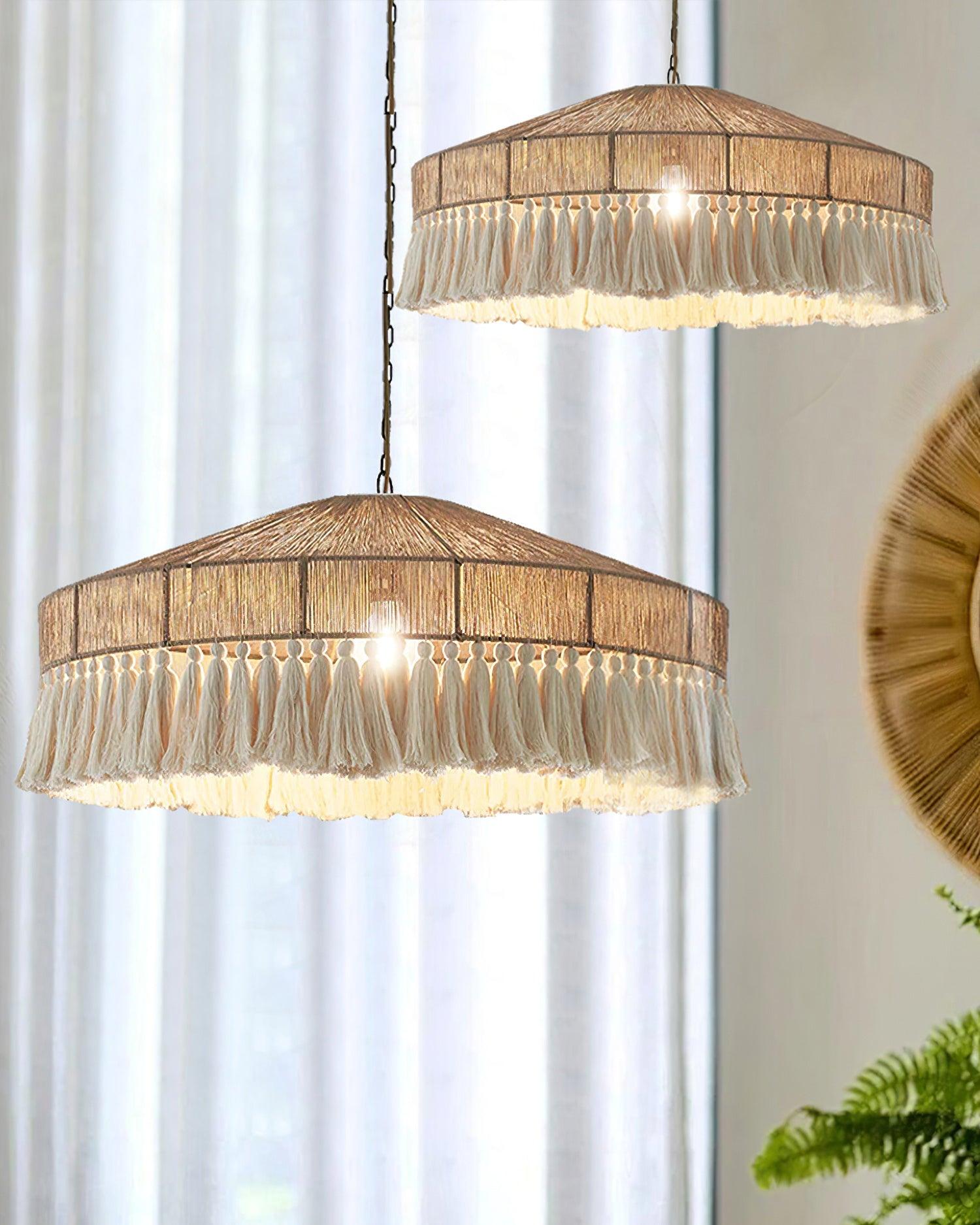 Duvia Bohemian Tassel Chandelier - Neutralighting
