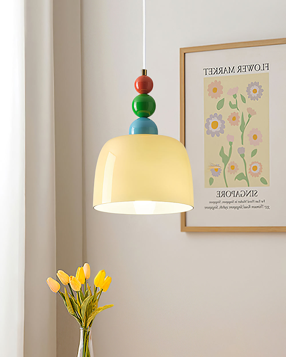 Pavine Colorful Beaded Plug-In Pendant Lamp - Neutralighting