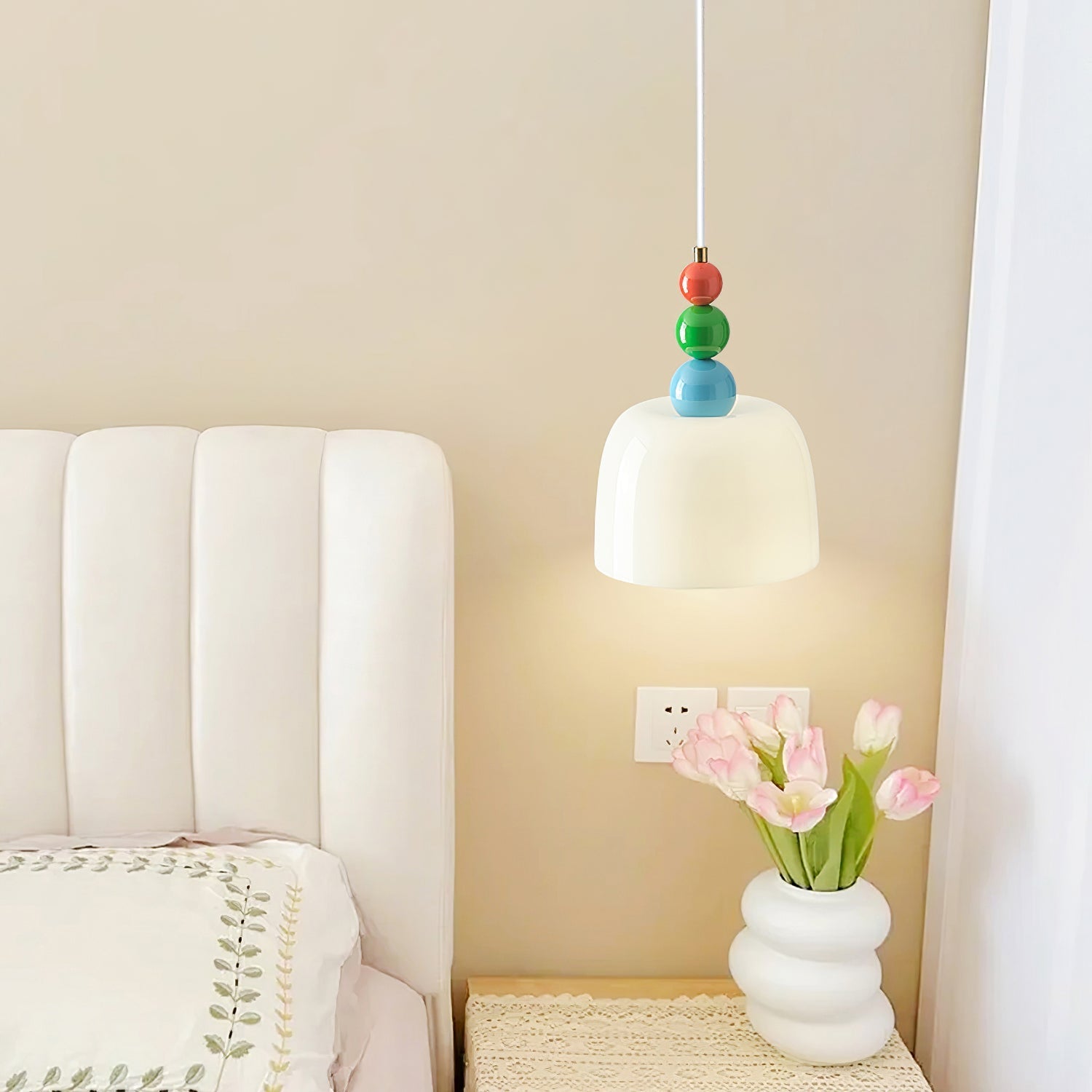 Pavine Colorful Beaded Plug-In Pendant Lamp - Neutralighting