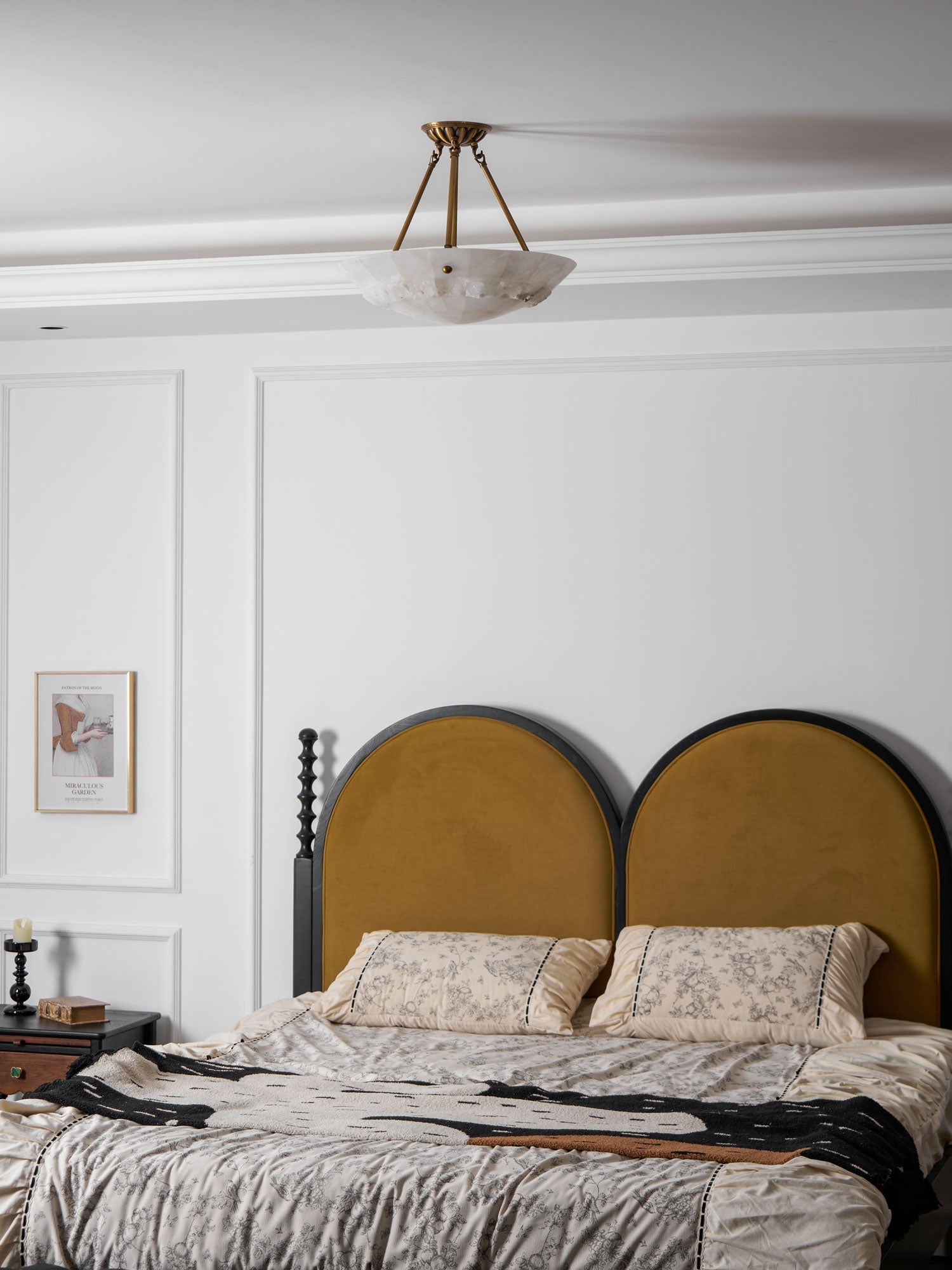 Bowl Pendant Lamp Alabaster Elegance - Neutralighting