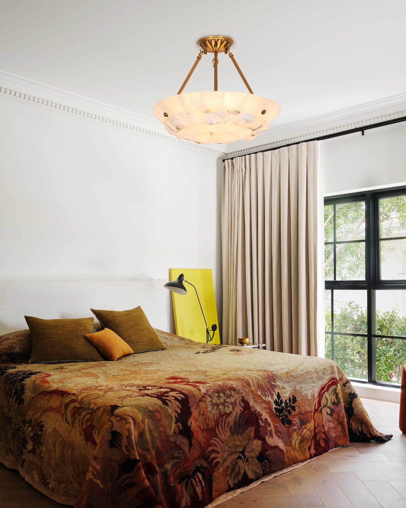 Bowl Pendant Lamp Alabaster Elegance - Neutralighting