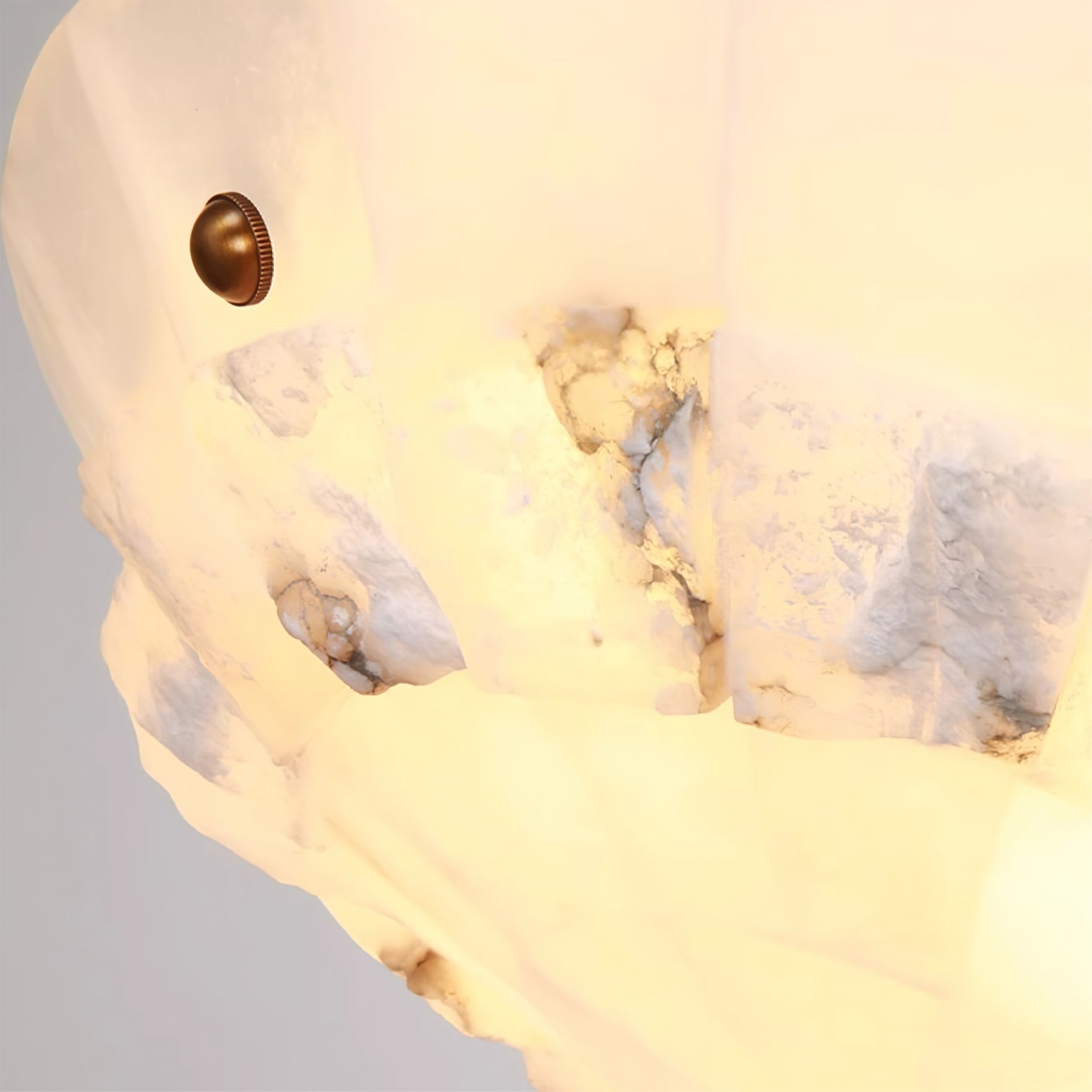 Bowl Pendant Lamp Alabaster Elegance - Neutralighting