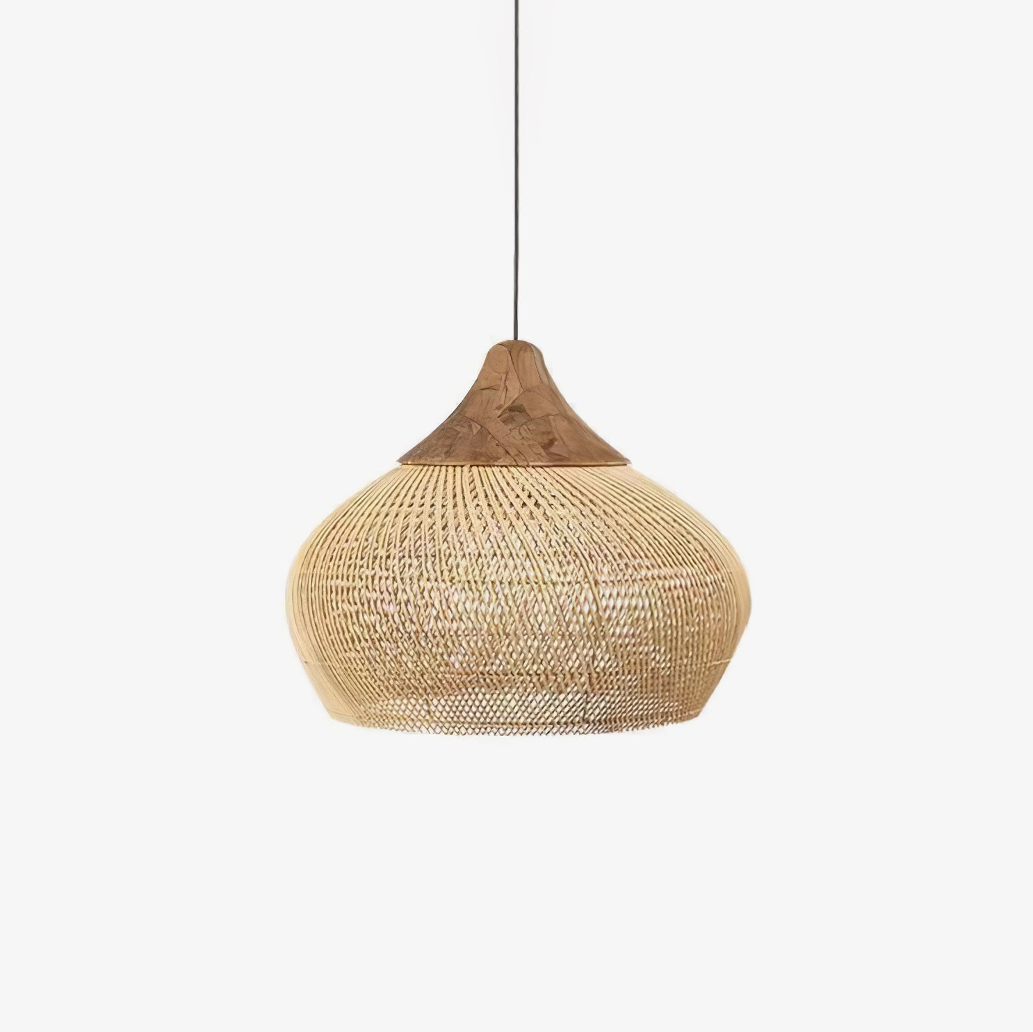Evelyn Braided Rattan Livingroom Pendant Lamp - Neutralighting