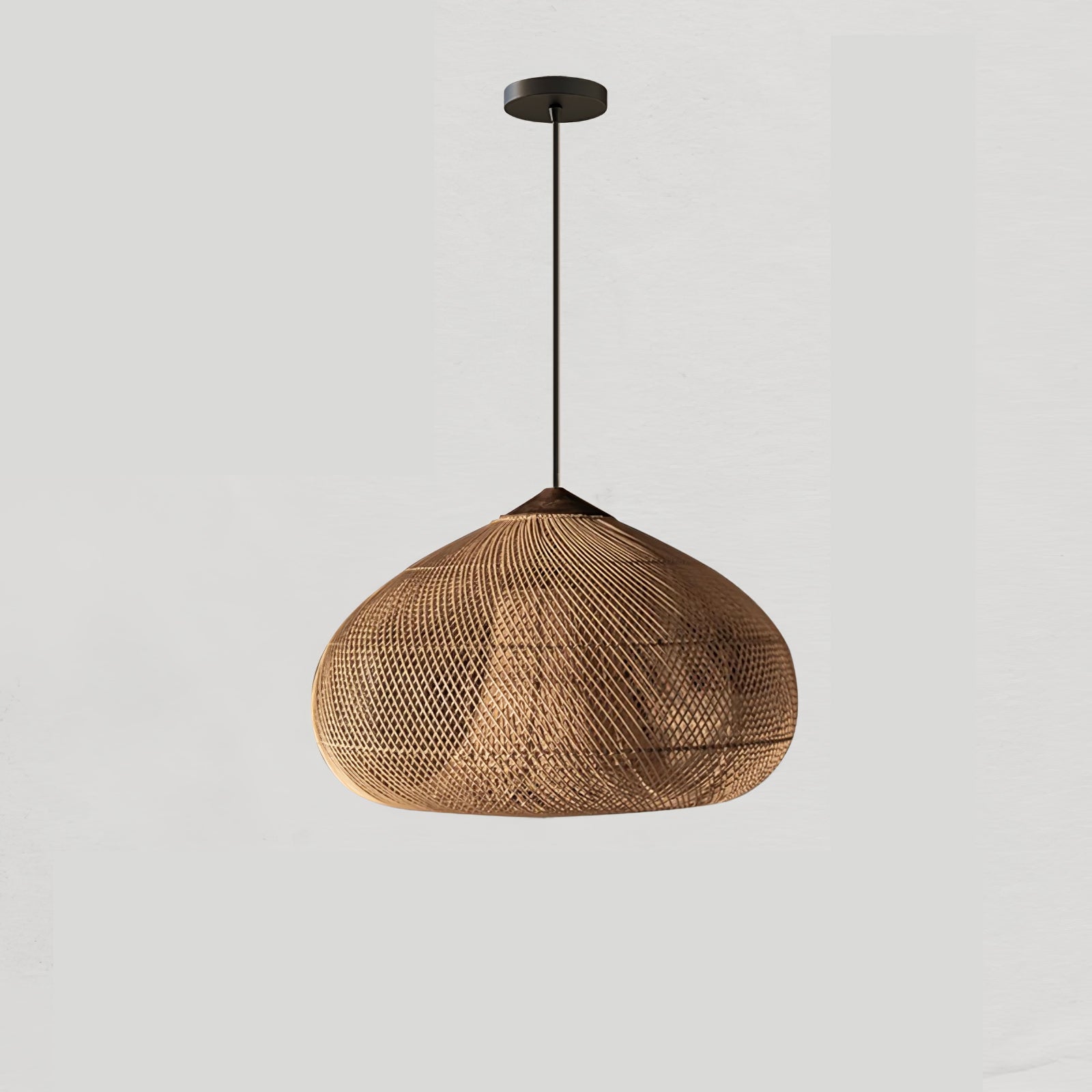 Evelyn Braided Rattan Livingroom Pendant Lamp - Neutralighting