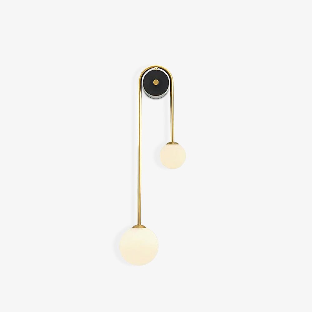 Elaro Brass Arc Wall Light - Neutralighting