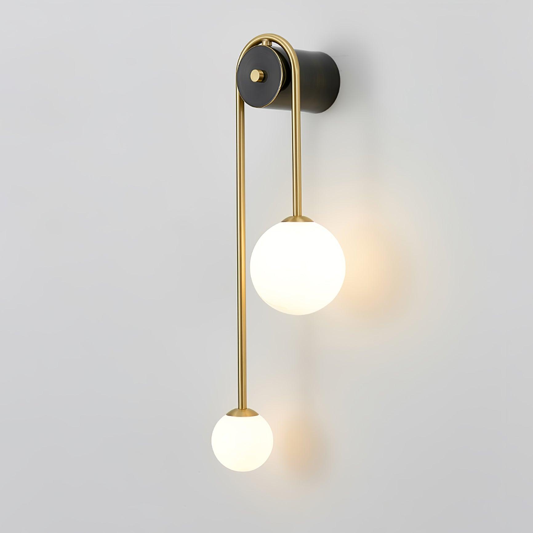 Elaro Brass Arc Wall Light - Neutralighting