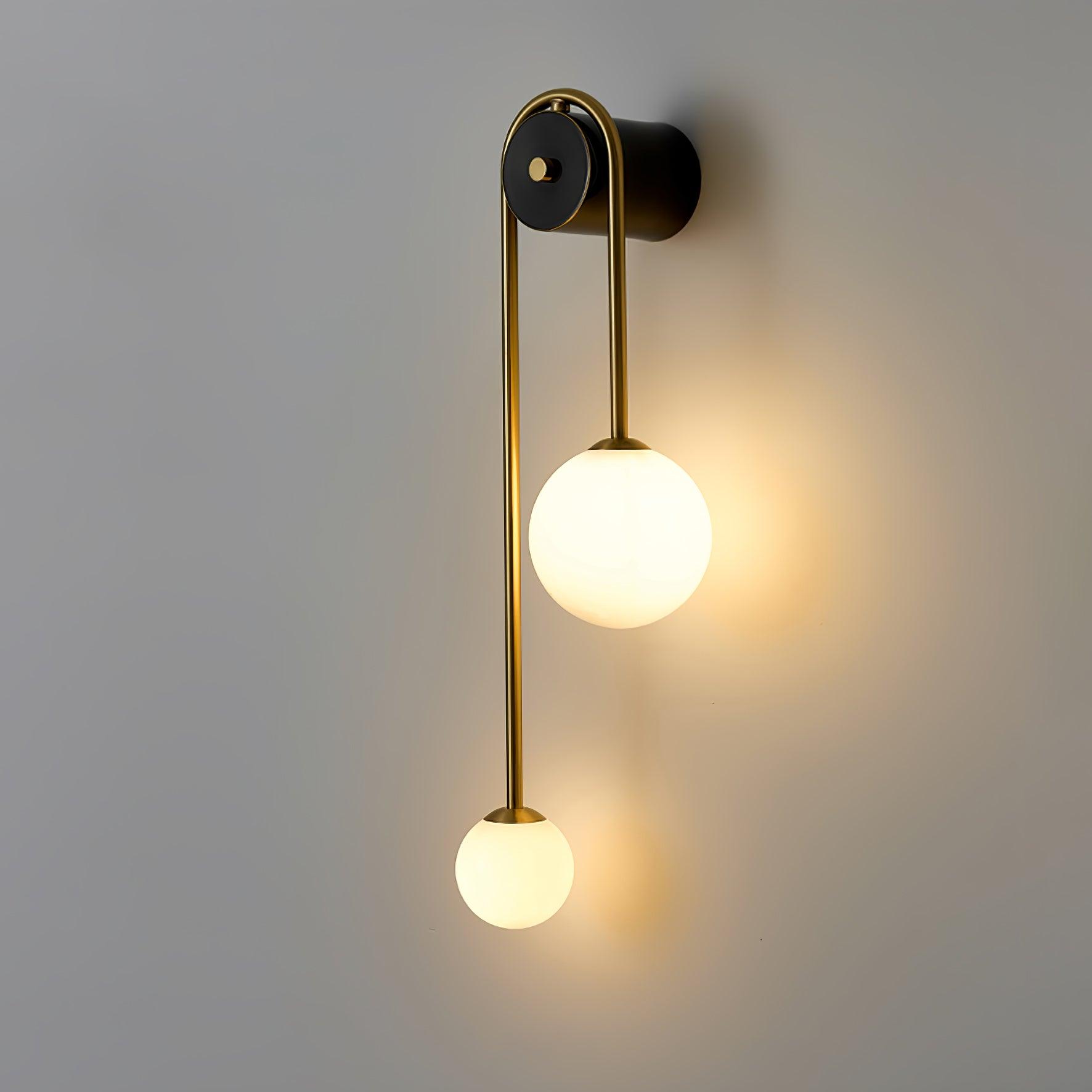 Elaro Brass Arc Wall Light - Neutralighting