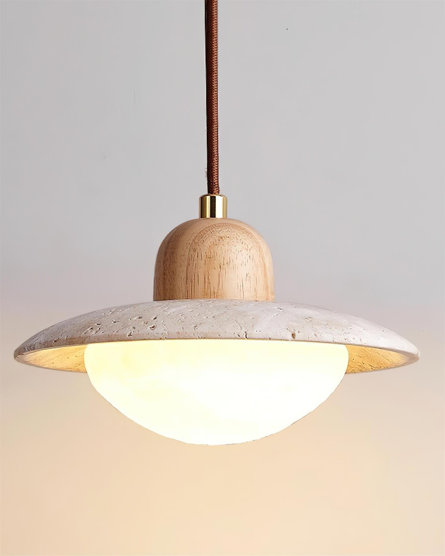 Duvio Travertine Pendant Light - Neutralighting