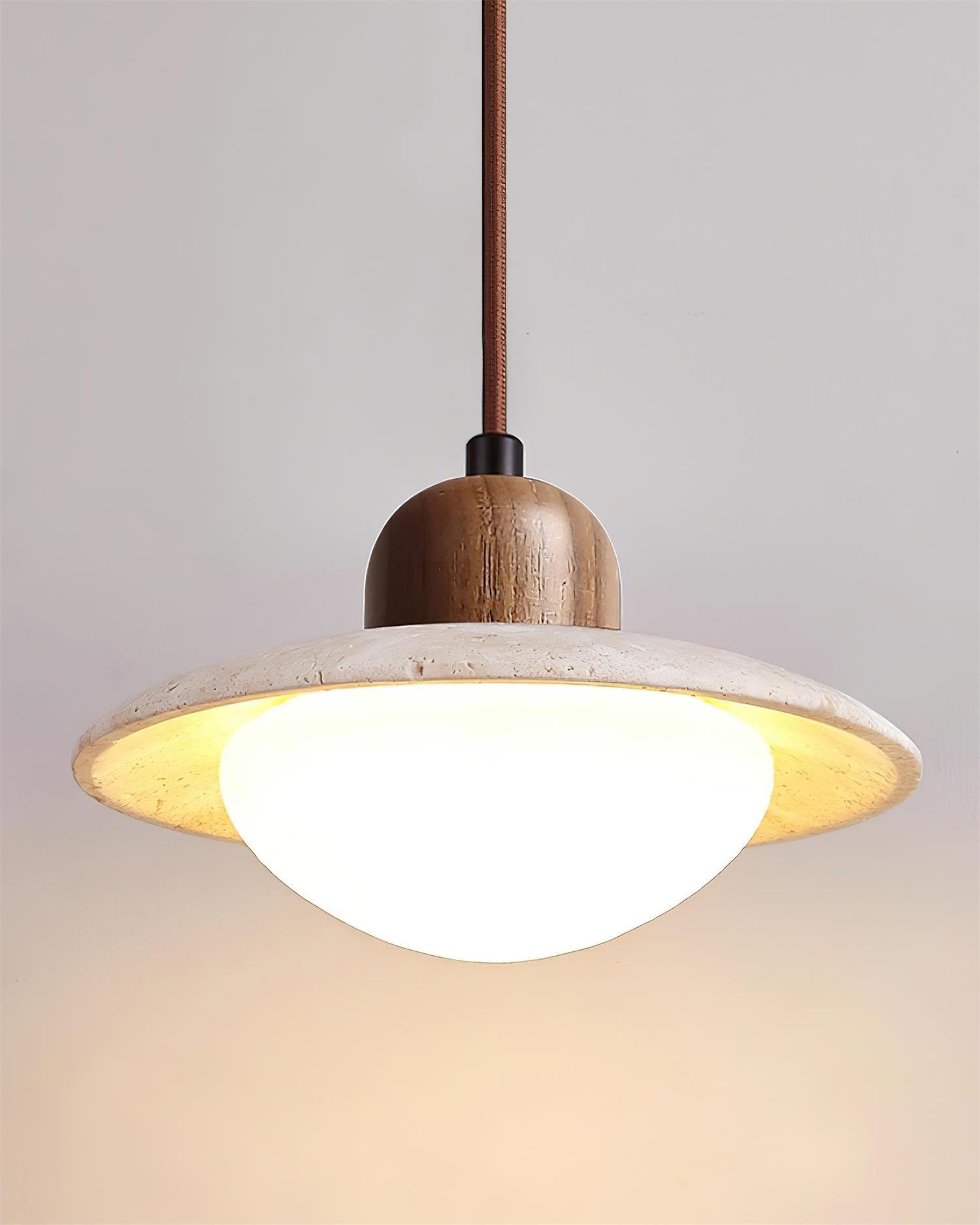 Duvio Travertine Pendant Light - Neutralighting