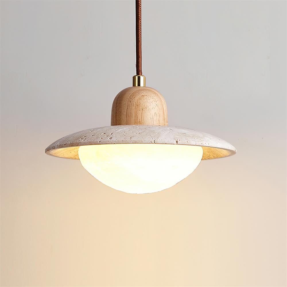 Duvio Travertine Pendant Light - Neutralighting