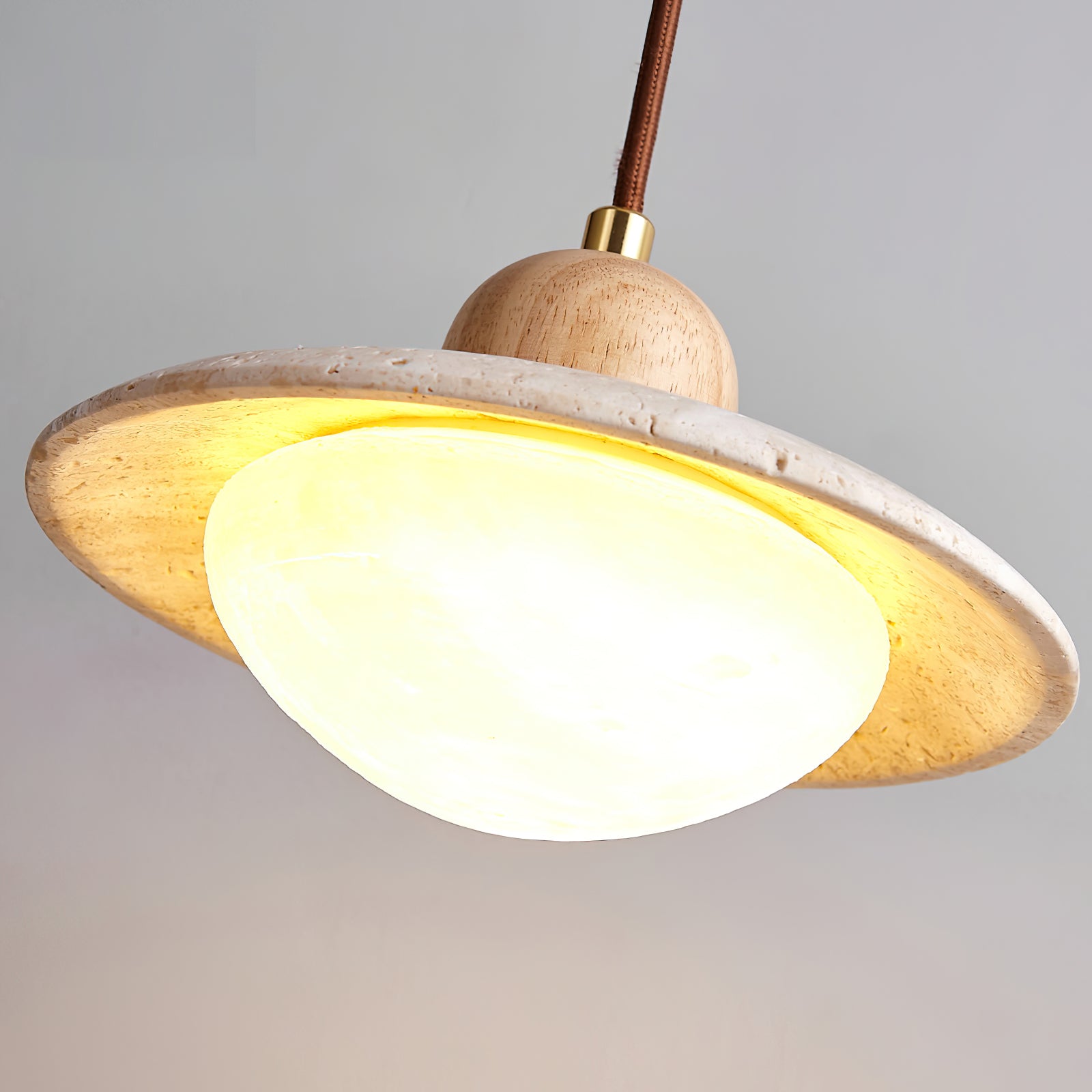 Duvio Travertine Pendant Light - Neutralighting