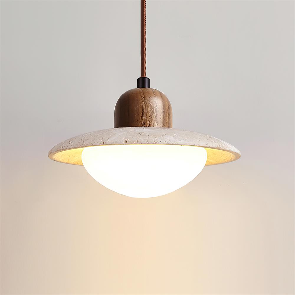 Duvio Travertine Pendant Light - Neutralighting