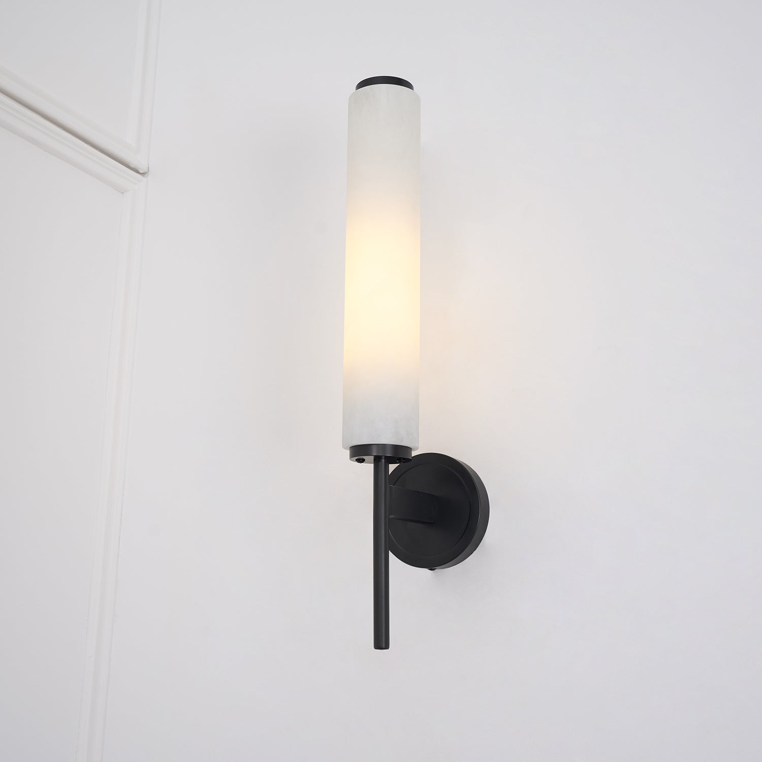 Kristy Art Deco Alabaster Wall Lamp - Neutralighting