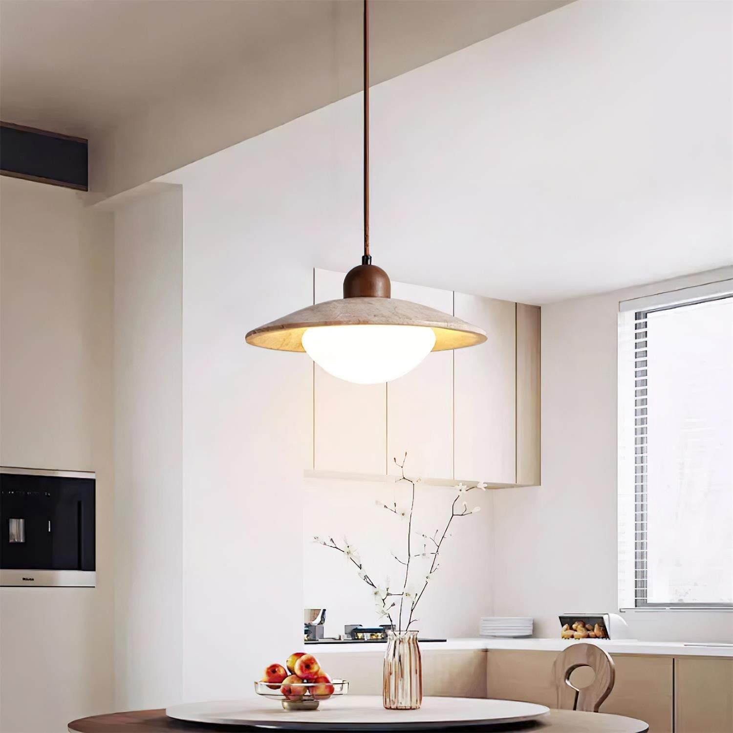 Ritta Pendant Lamp Travertine Minimalist - Neutralighting