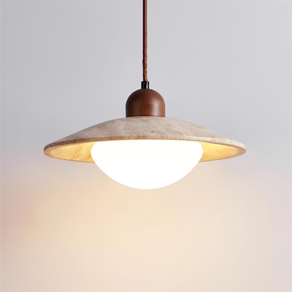 Ritta Pendant Lamp Travertine Minimalist - Neutralighting