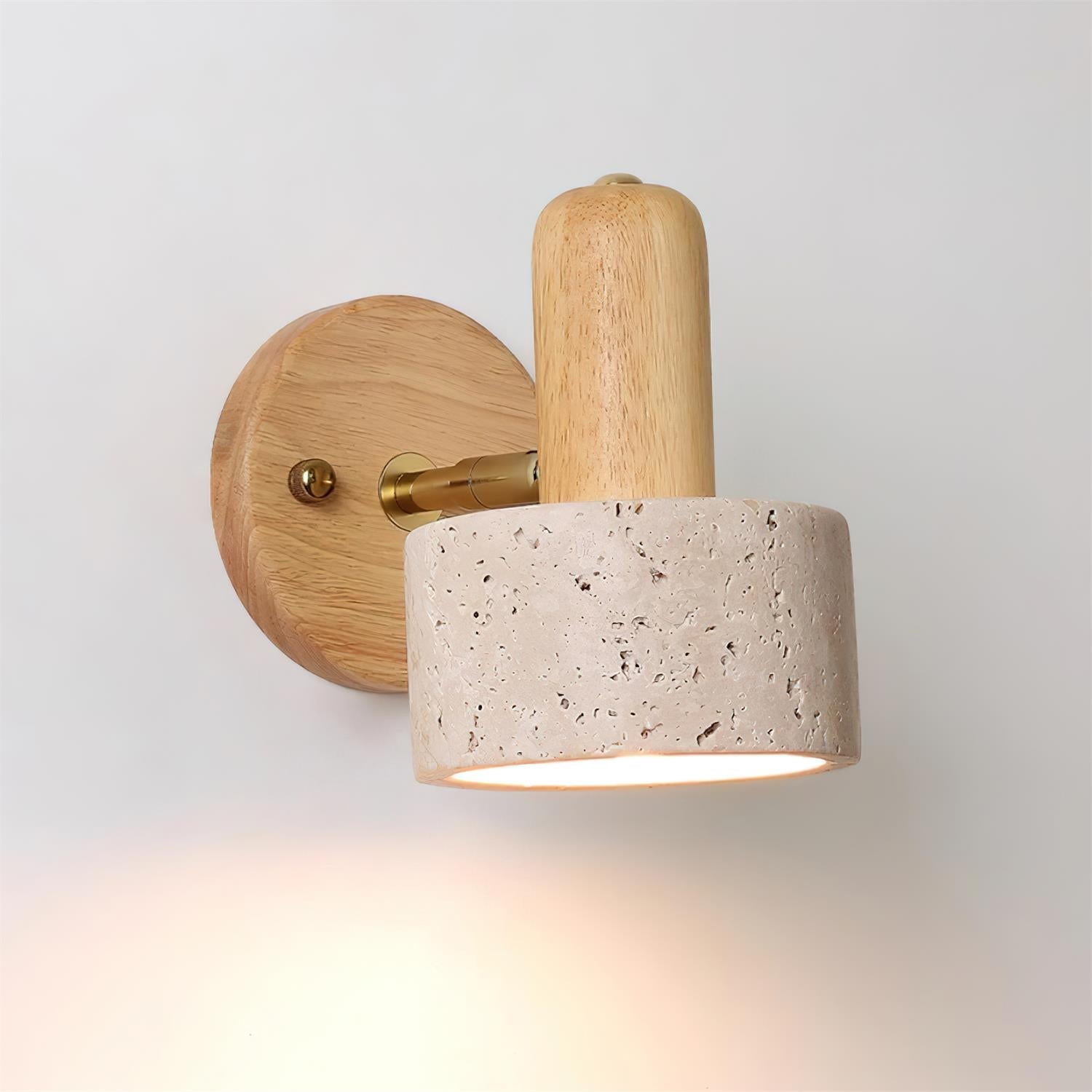 Oswin Travertine Wall Lamp - Neutralighting
