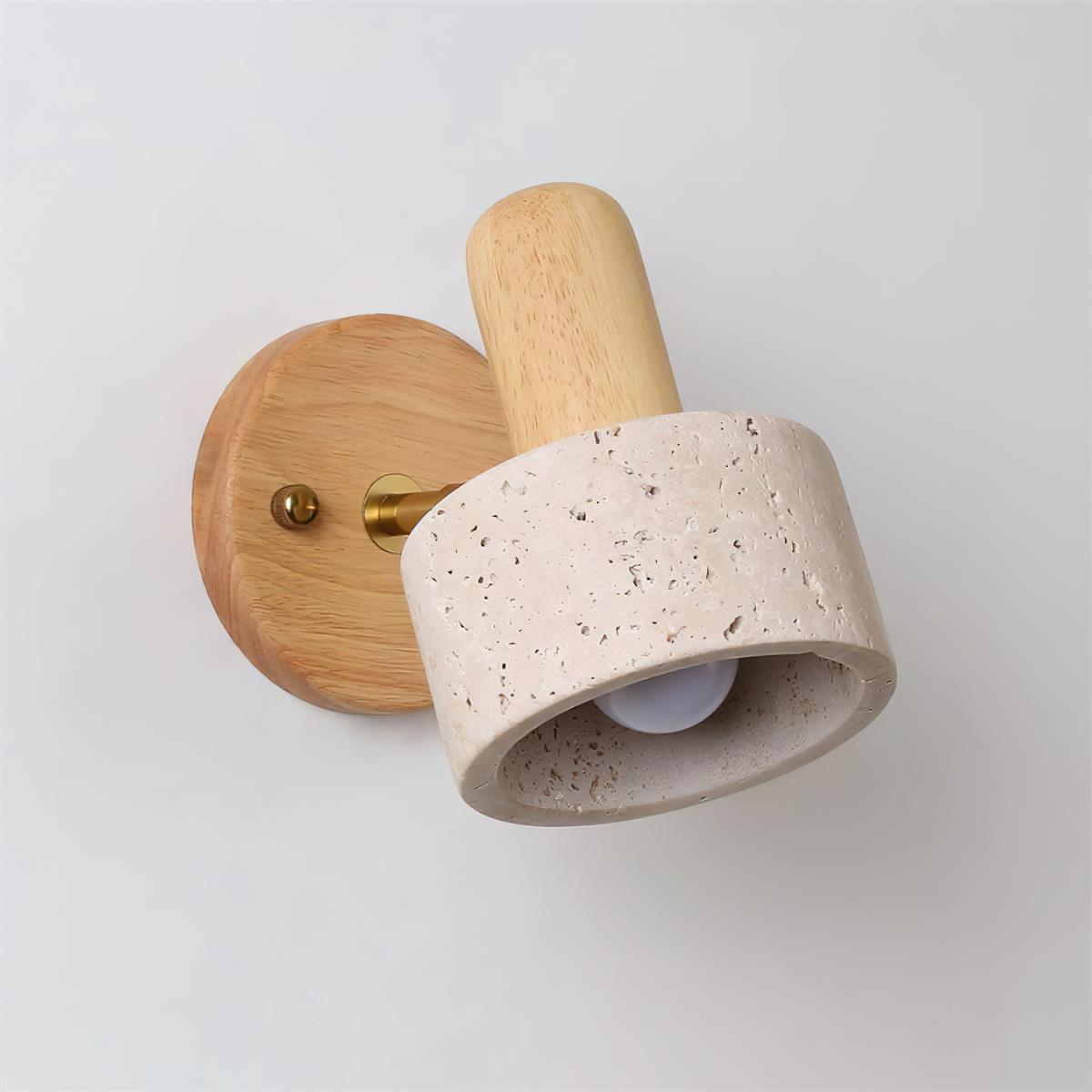 Oswin Travertine Wall Lamp - Neutralighting