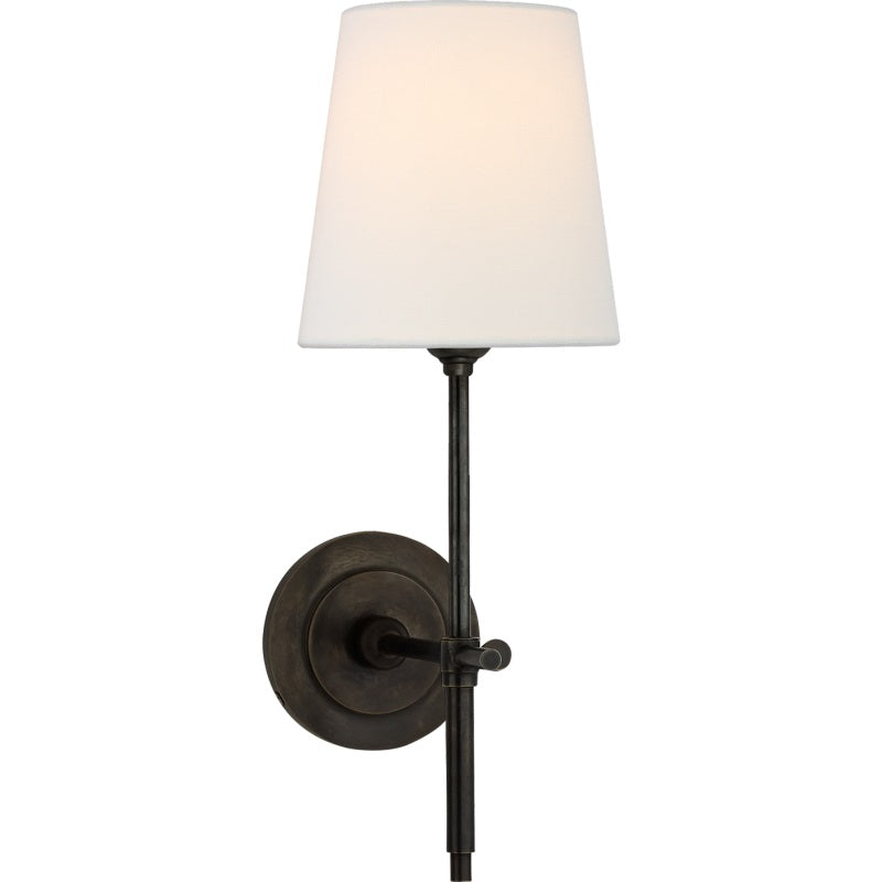 Theodore Wall Lamp Brass Fabric - Neutralighting