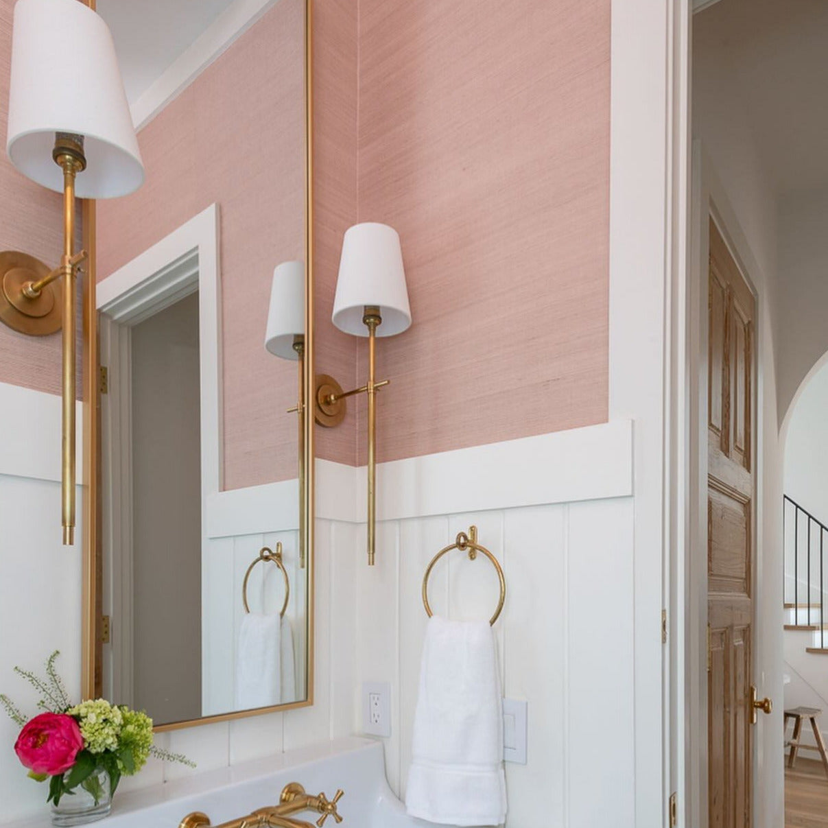 Theodore Wall Lamp Brass Fabric - Neutralighting
