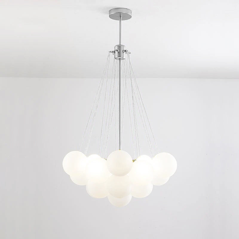 Fayne Glass Globe Pendant Light Bubble - Neutralighting