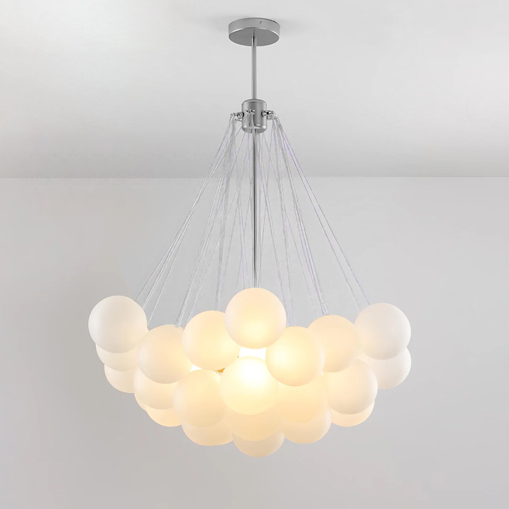 Fayne Glass Globe Pendant Light Bubble - Neutralighting