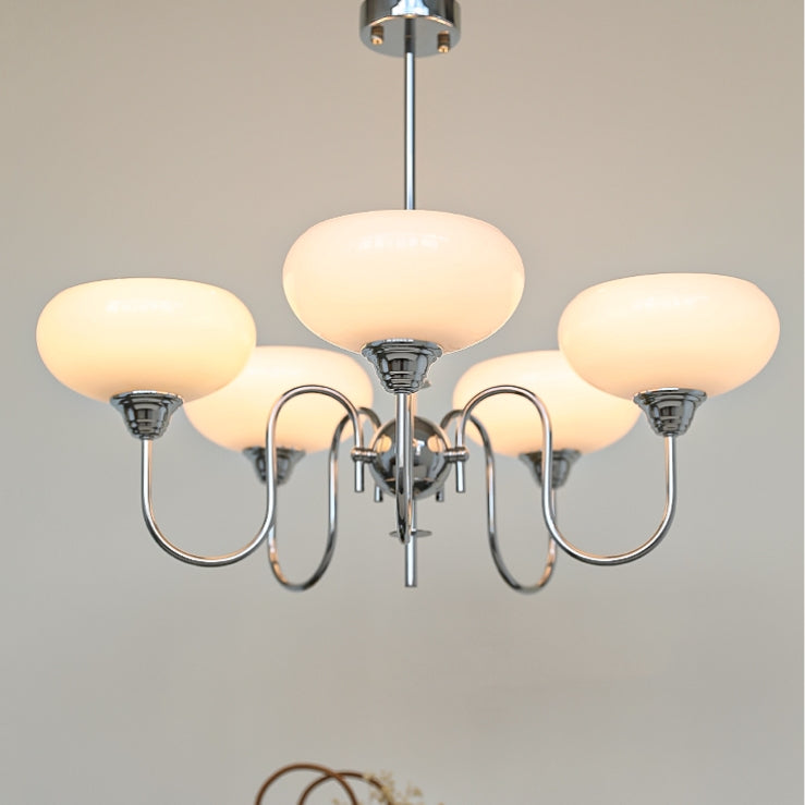 Arisha Vintage LED Metal Glass Chandelier Living Room - Neutralighting