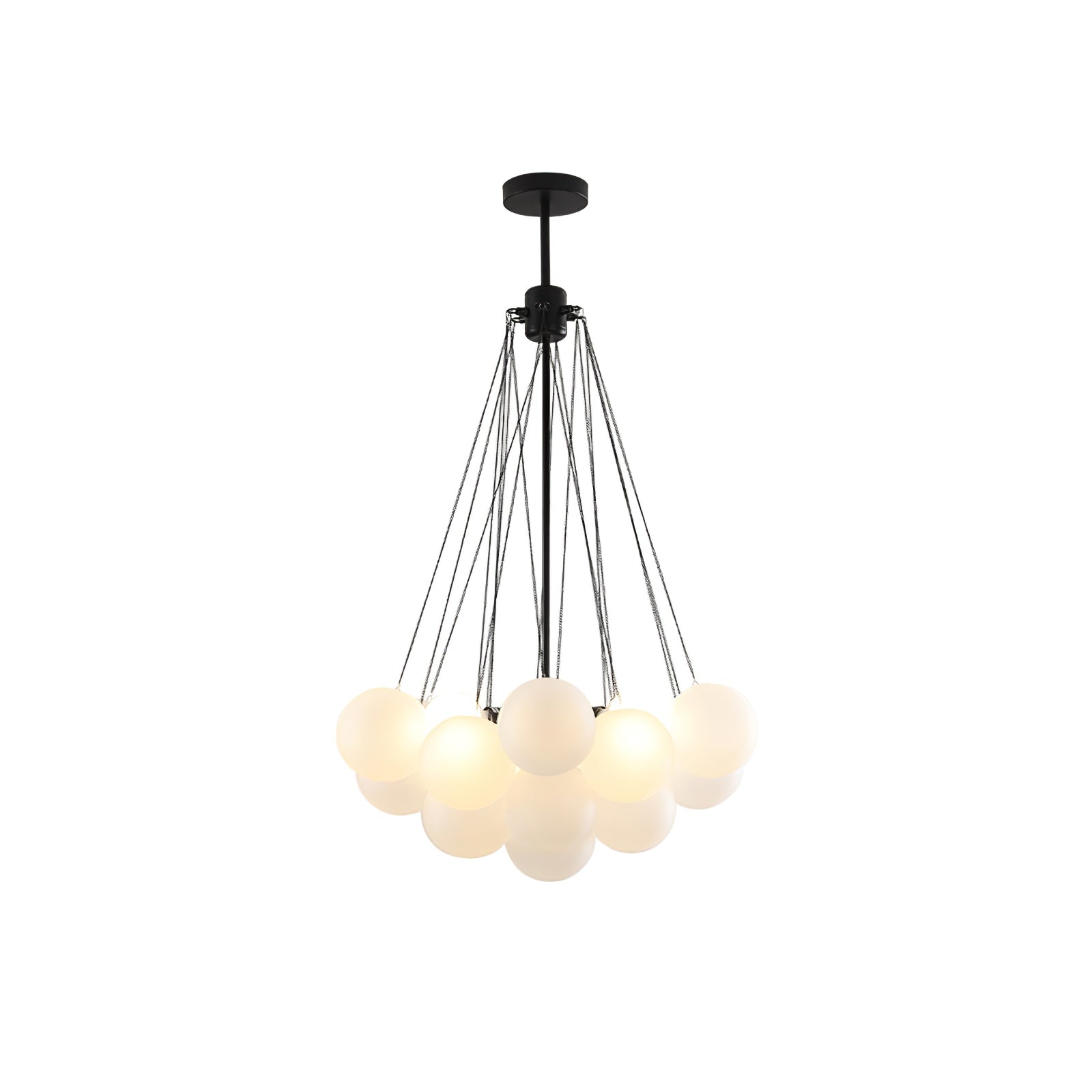 Fayne Glass Globe Pendant Light Bubble - Neutralighting