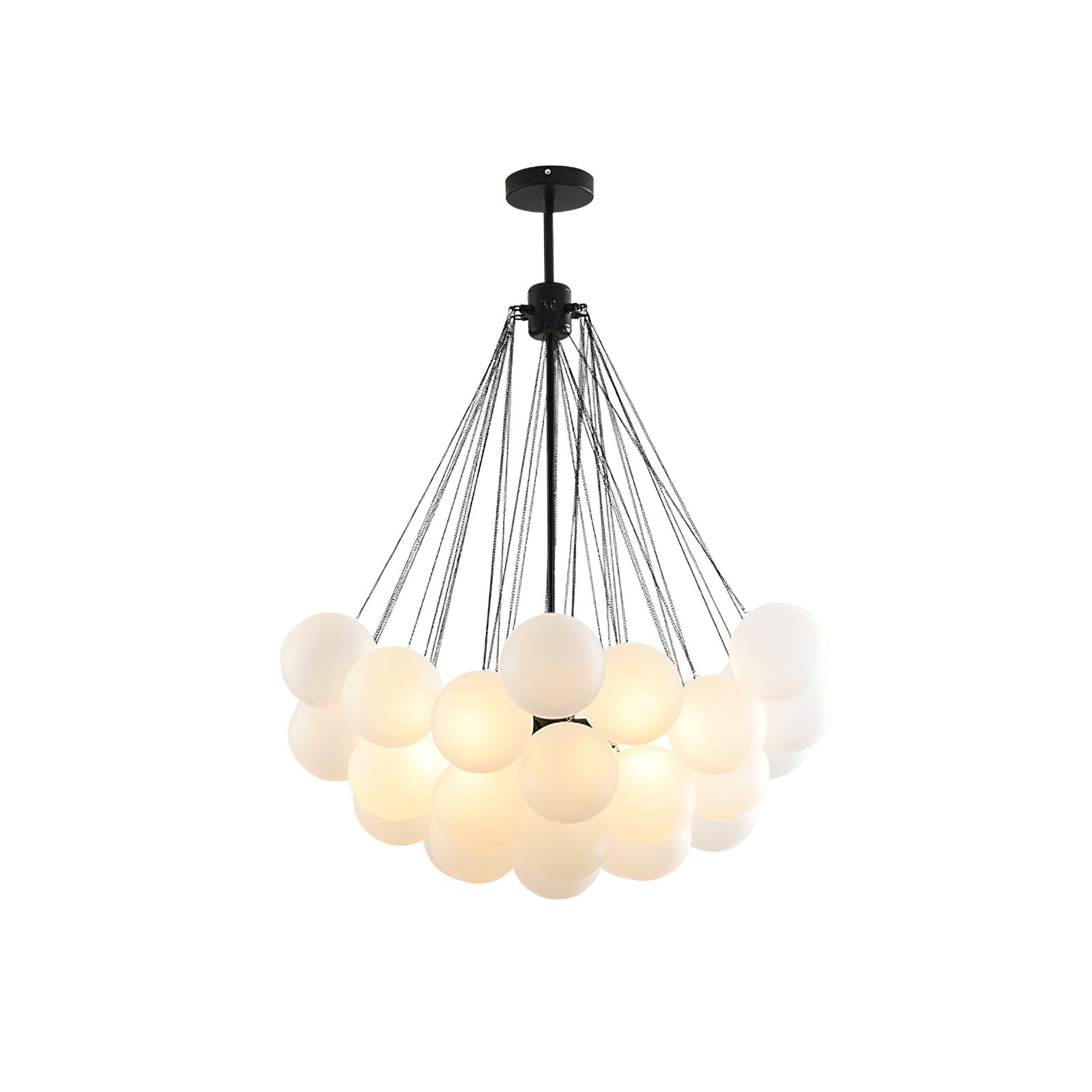Fayne Glass Globe Pendant Light Bubble - Neutralighting
