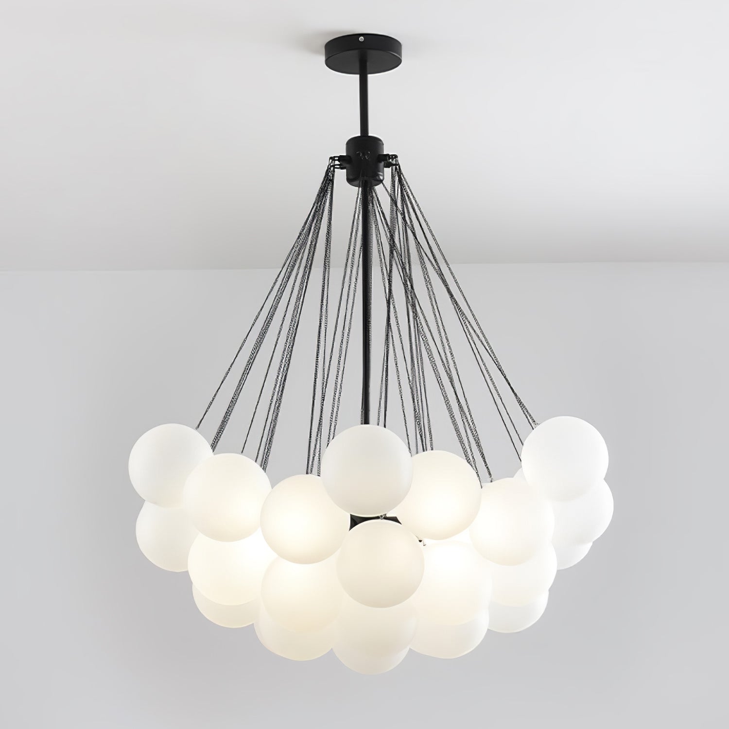 Fayne Glass Globe Pendant Light Bubble - Neutralighting