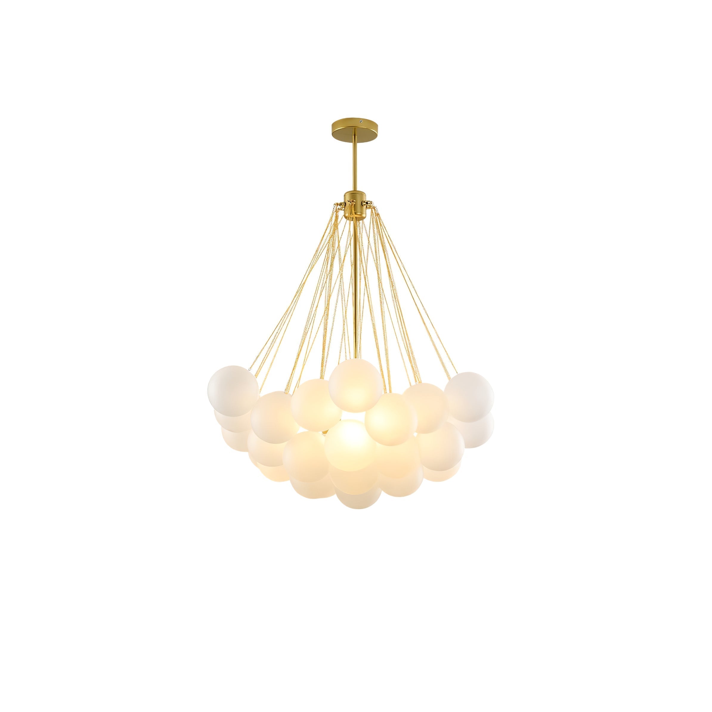 Fayne Glass Globe Pendant Light Bubble - Neutralighting