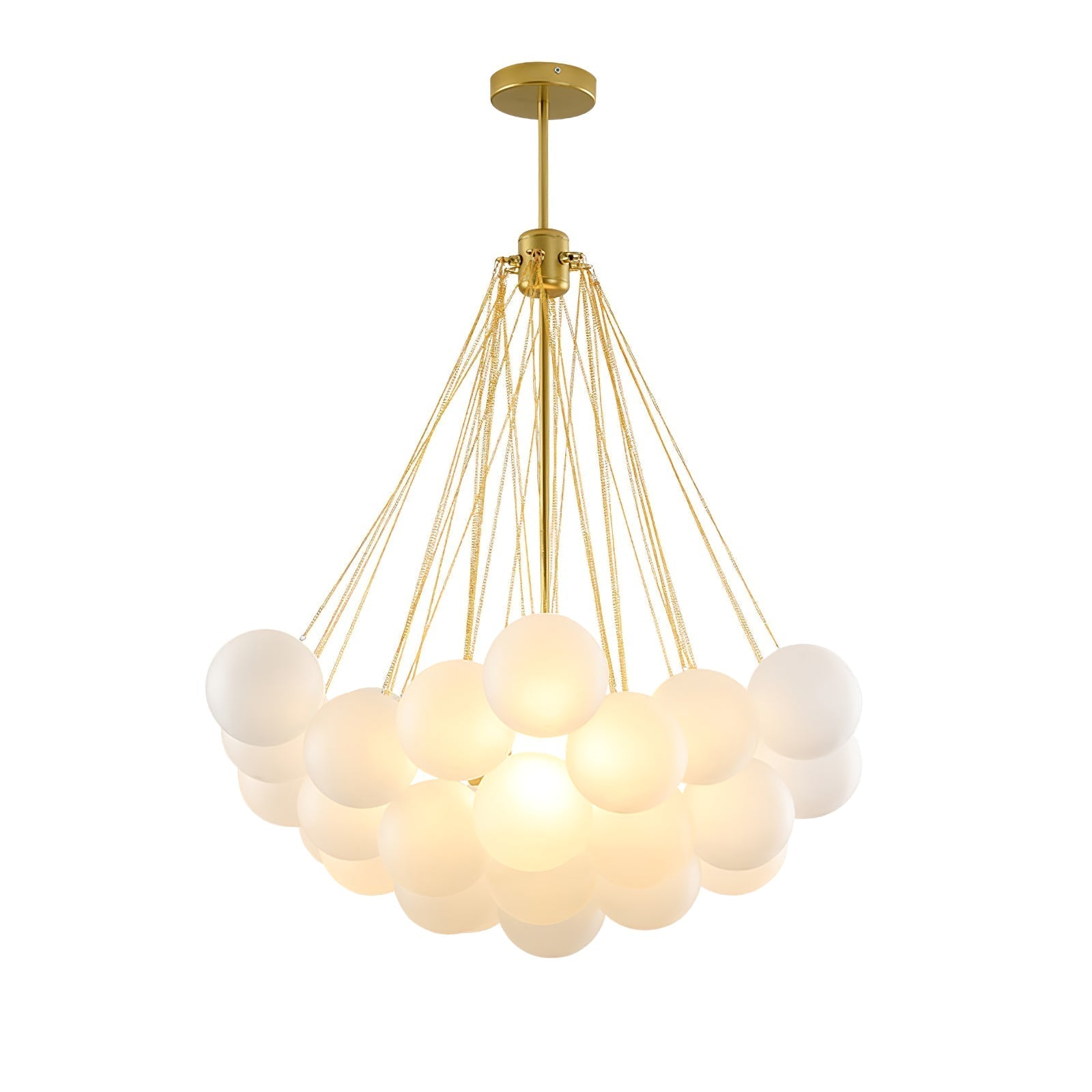 Fayne Glass Globe Pendant Light Bubble - Neutralighting