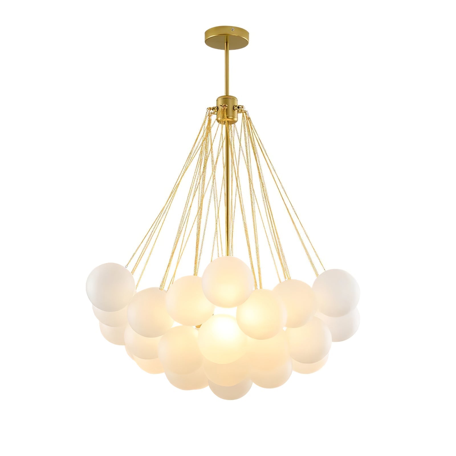 Fayne Glass Globe Pendant Light Bubble - Neutralighting