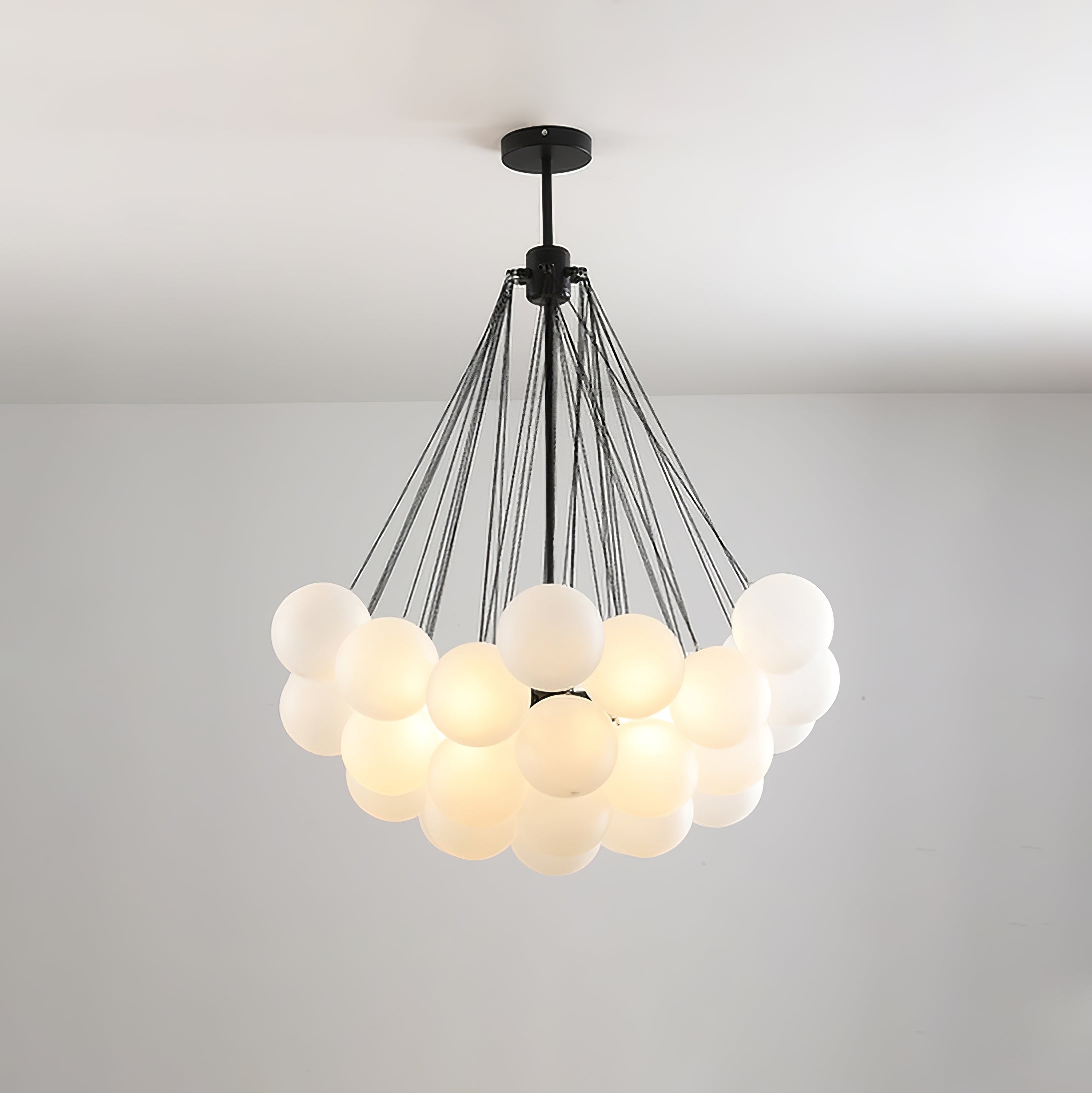 Fayne Glass Globe Pendant Light Bubble - Neutralighting